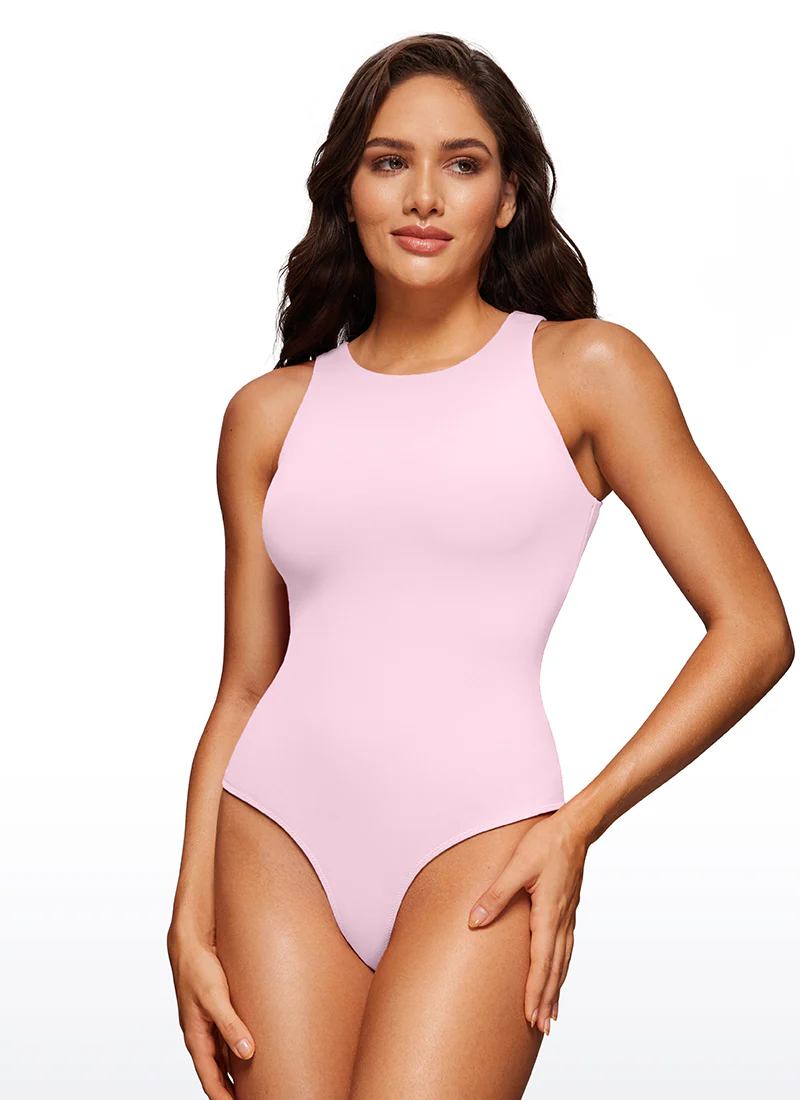 Butterluxe High Neck Racerback Bodysuits - Image 7