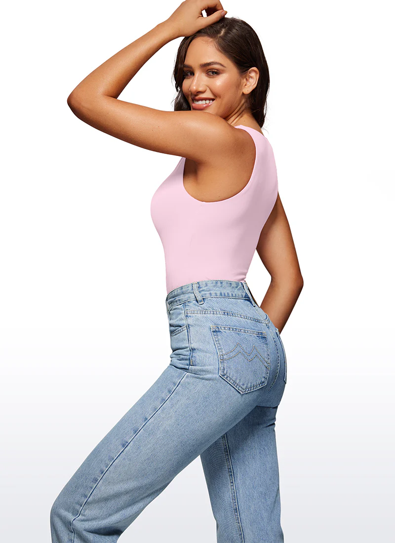 Butterluxe High Neck Racerback Bodysuits - Image 9