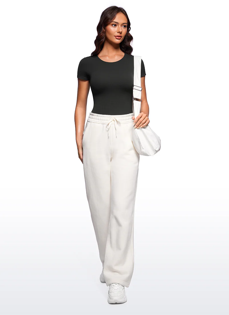 Butterluxe Crew Neck Short Sleeves Bodysuits - Image 13