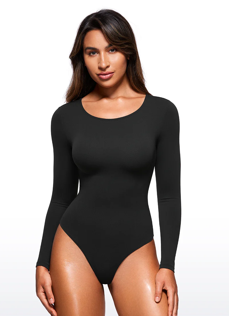 Butterluxe Long Sleeve  Crew Neck Bodysuits - Image 11