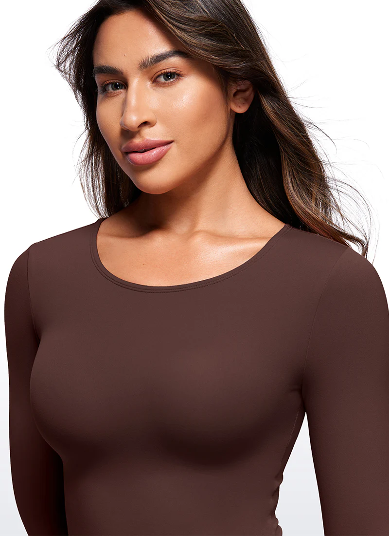 Butterluxe Long Sleeve  Crew Neck Bodysuits - Image 4