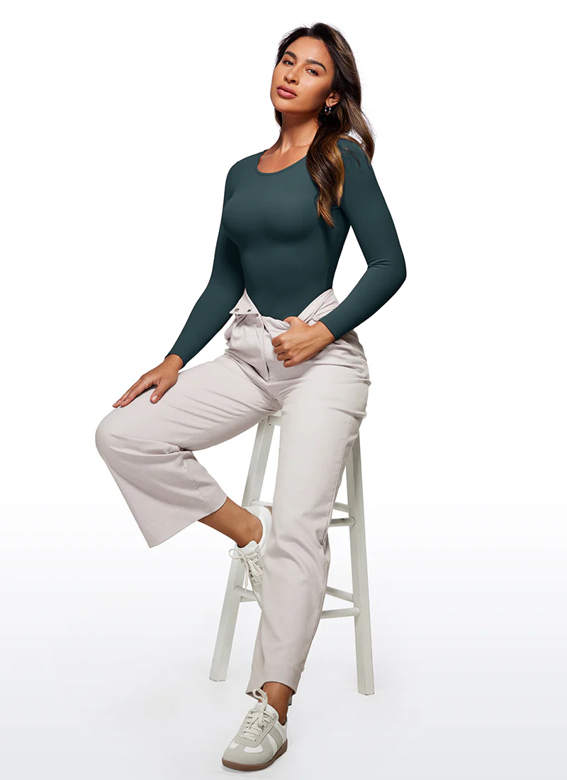 Butterluxe Long Sleeve  Crew Neck Bodysuits - Image 8