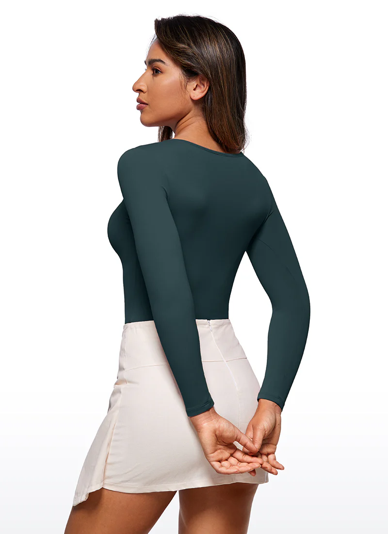 Butterluxe Long Sleeve  Crew Neck Bodysuits - Image 9