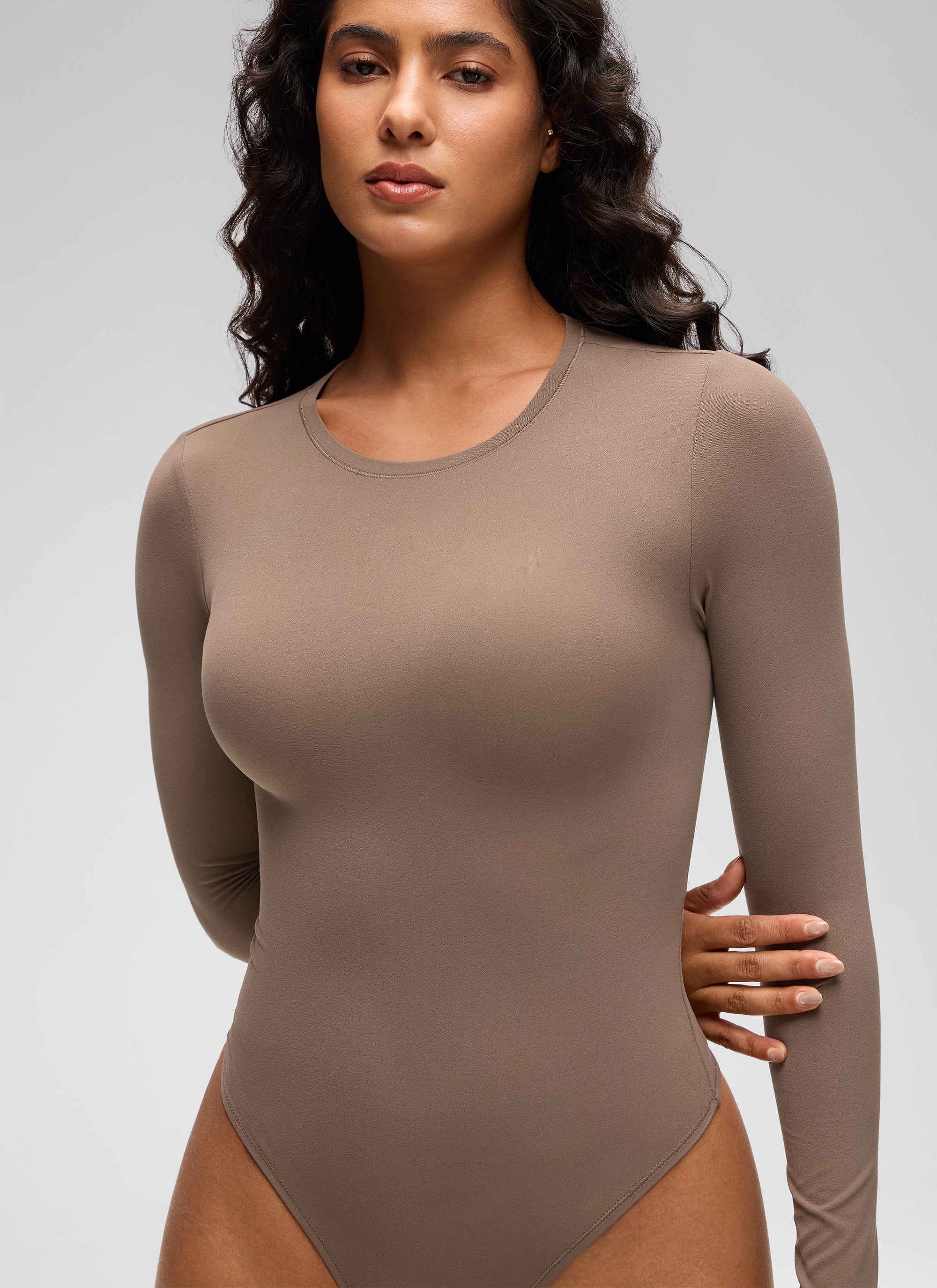 Softembrace Crew Neck Long Sleeve Bodysuit - Image 4