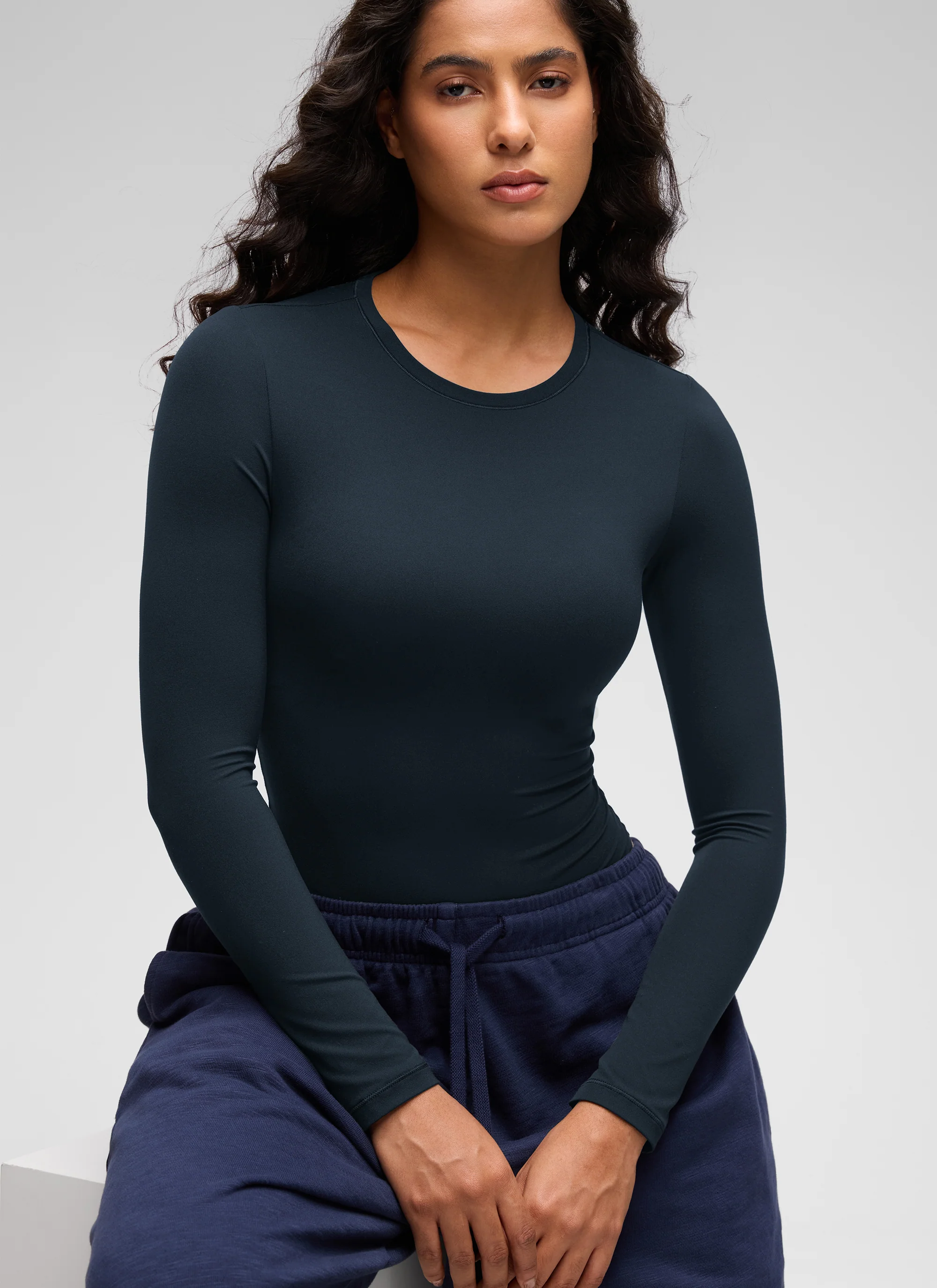 Softembrace Crew Neck Long Sleeve Bodysuit - Image 9