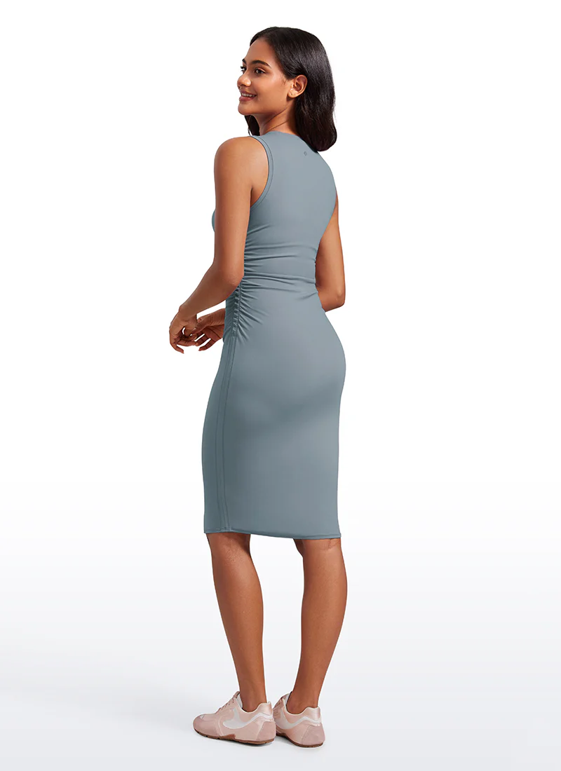 Butterluxe Sleeveless Ruched Midi Bodycon - Image 10