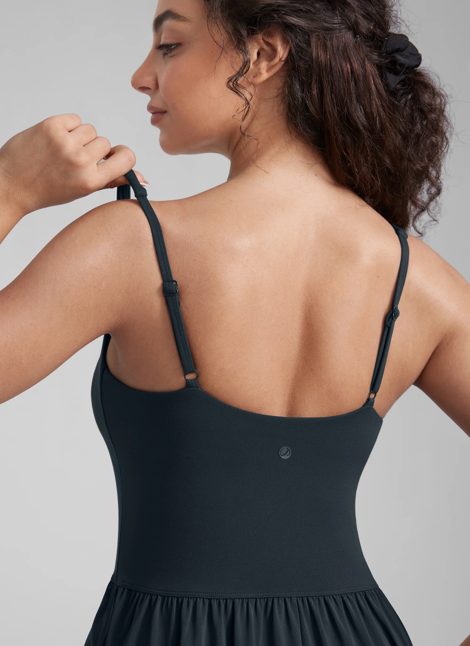 Square Neck Sleeveless Pocket Dress - Image 10