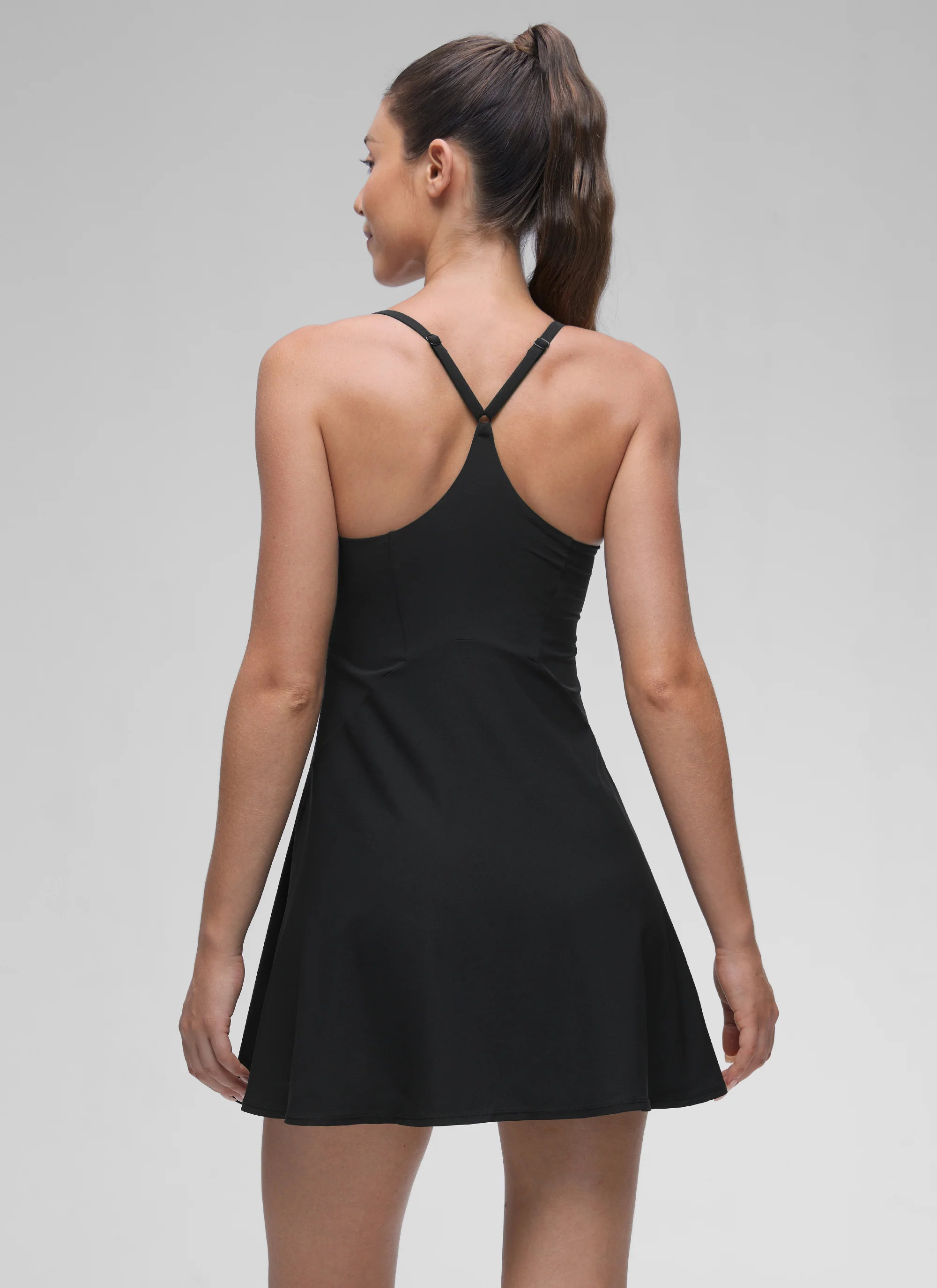 Feathery-Fit Drapey Built in Bra Liner Dress - Image 18