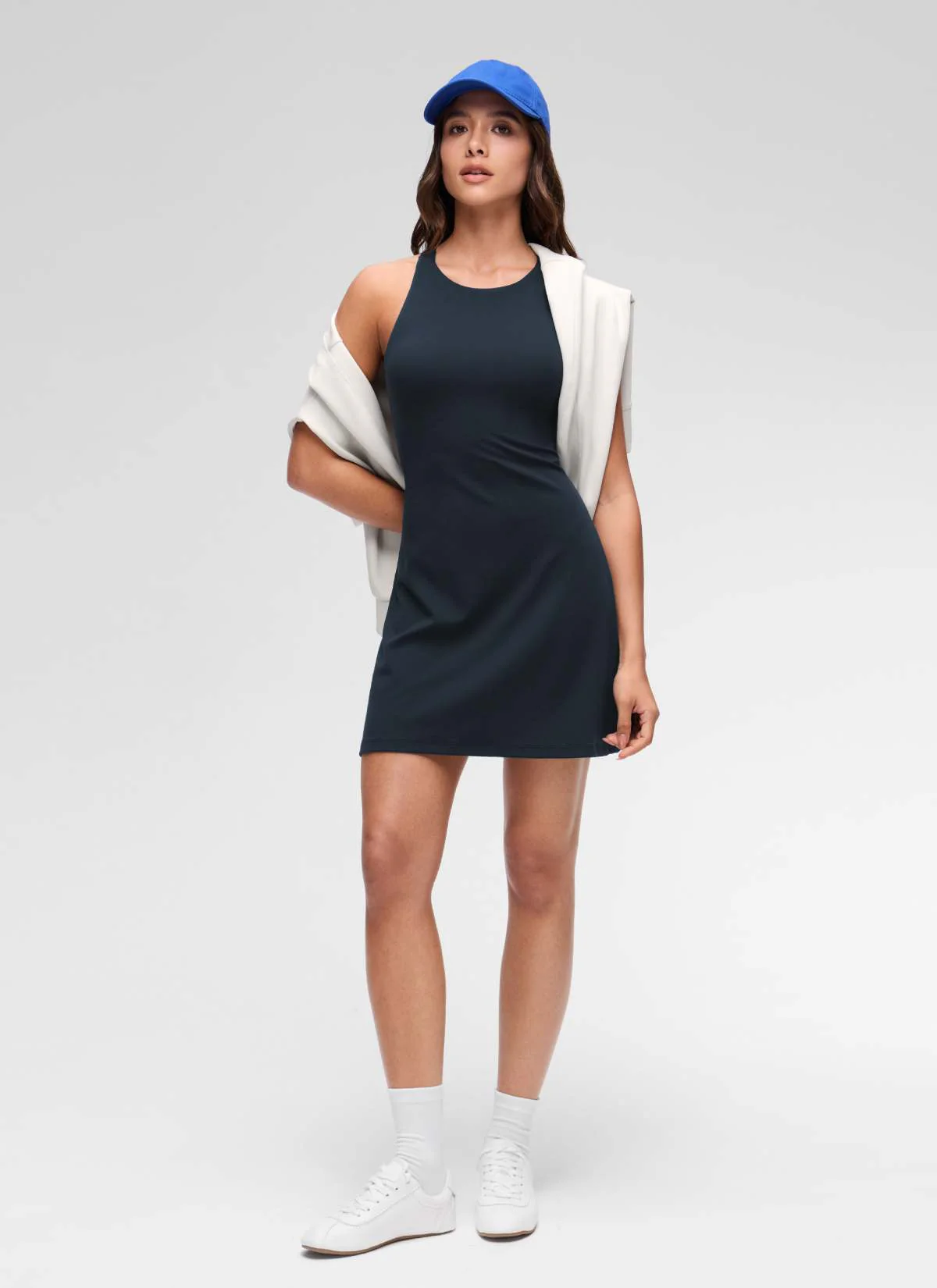 Butterluxe High Neck Racerback Mini Dress - Image 3