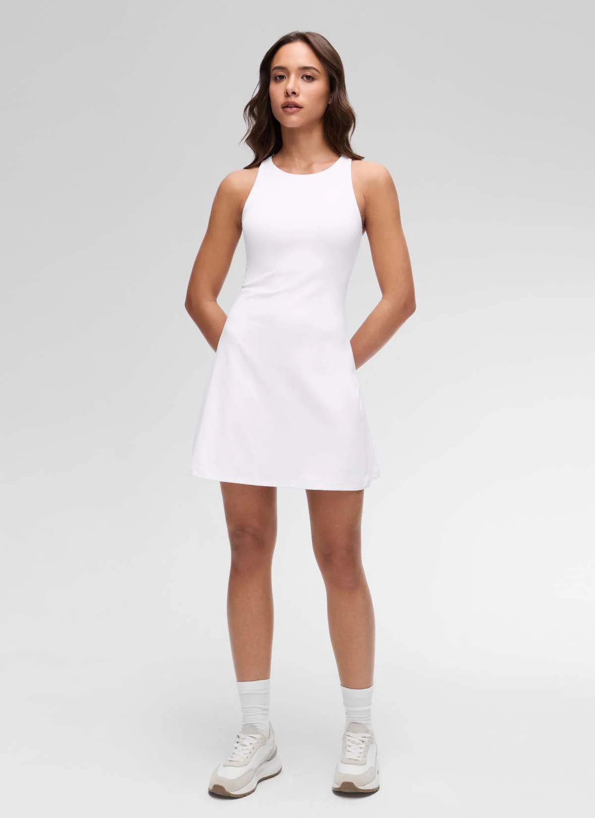 Butterluxe High Neck Racerback Mini Dress - Image 9