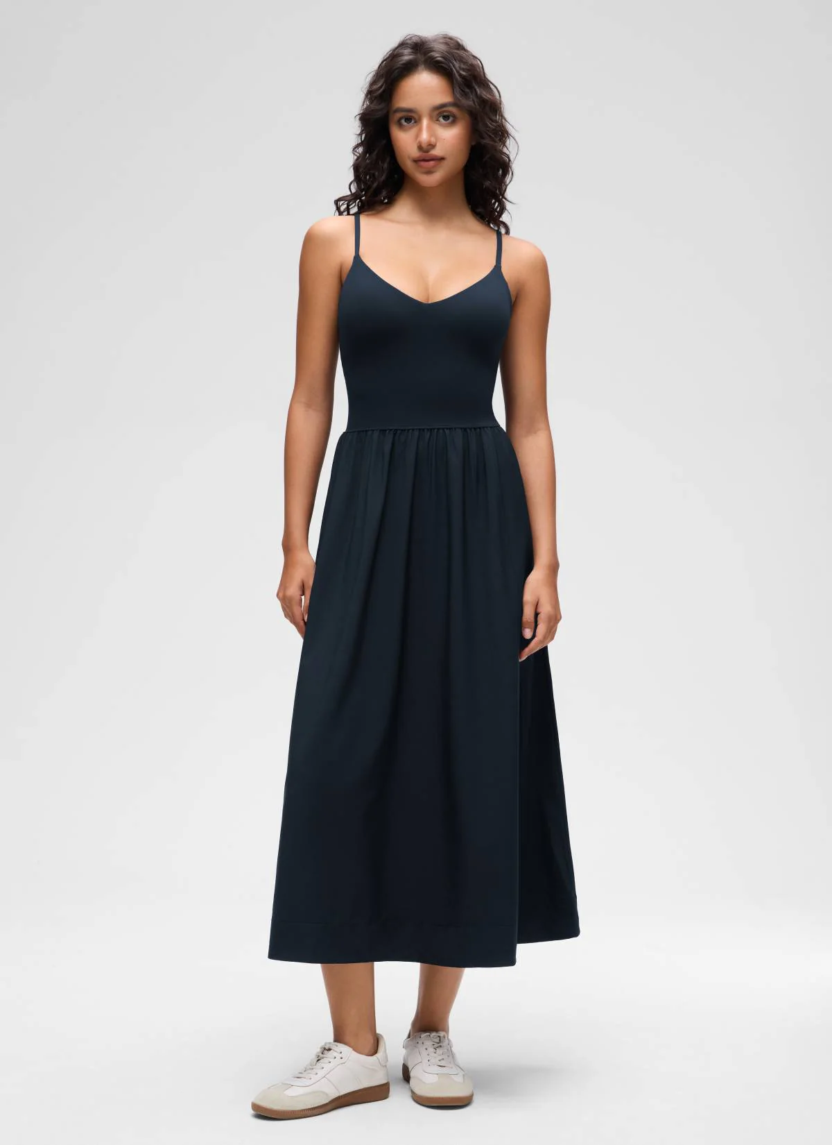V Neck Flowy Tank Maxi Dress - Image 7