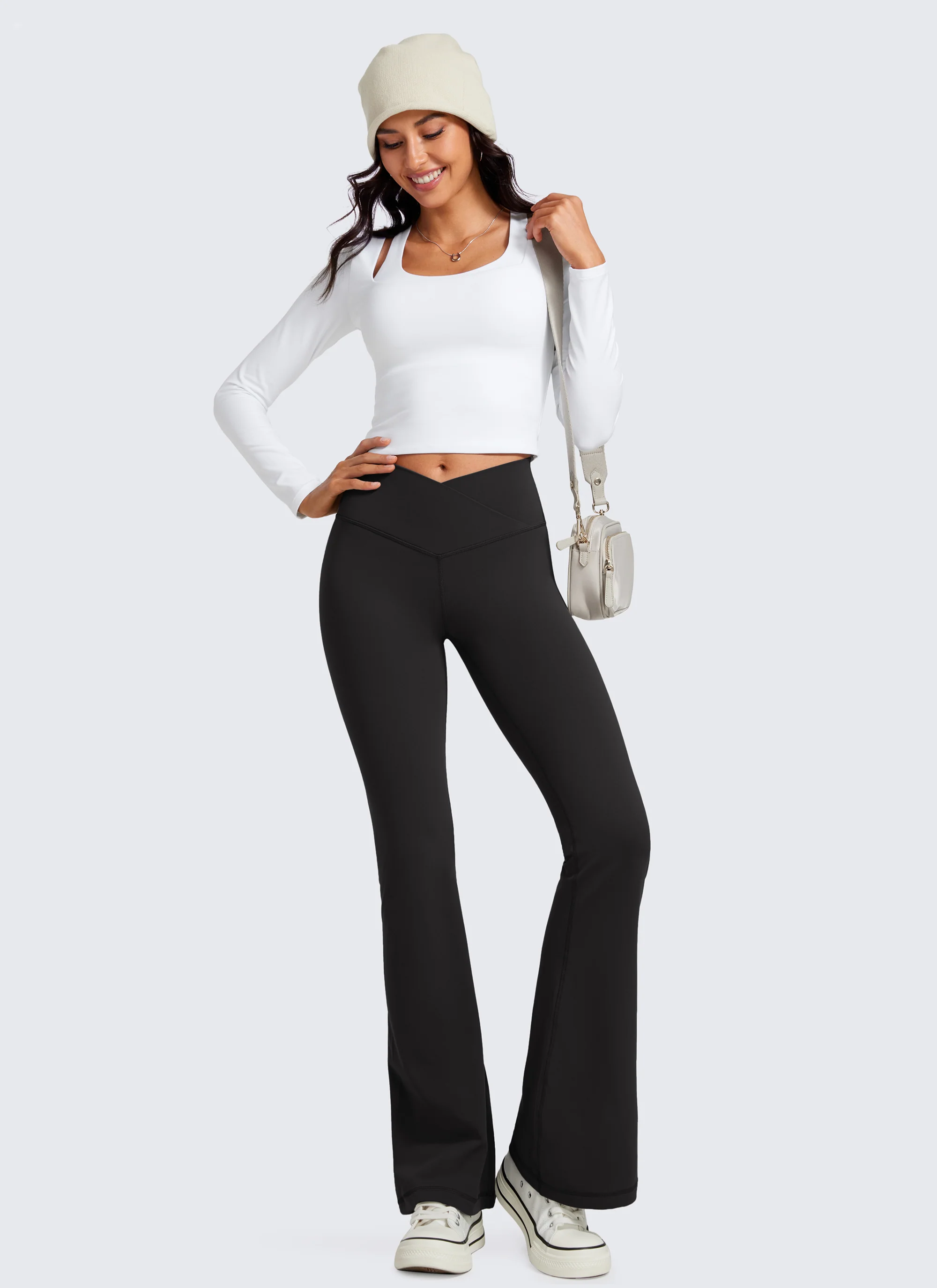 Butterluxe Crossover Flare Legging 33'' - Image 8