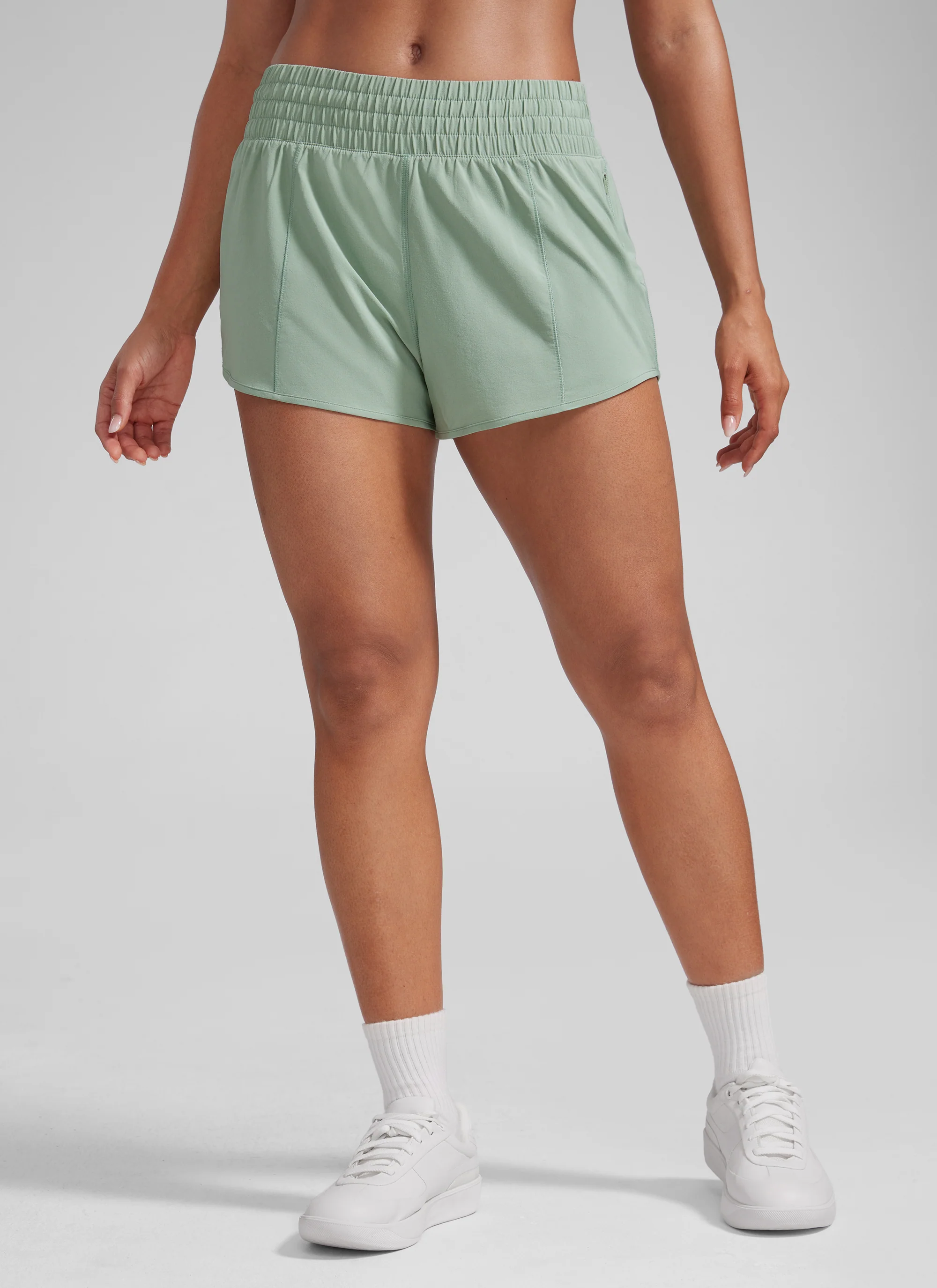 Feathery-Fit Soft Lined Zip Pocket Shorts 2.5'' - Image 8
