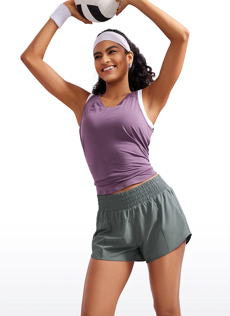 Feathery-Fit Soft Lined Zip Pocket Shorts 2.5'' - Image 9