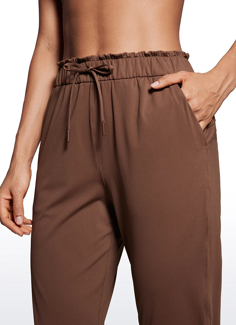 Stretch High Waisted Pockets Joggers 28" - Image 12
