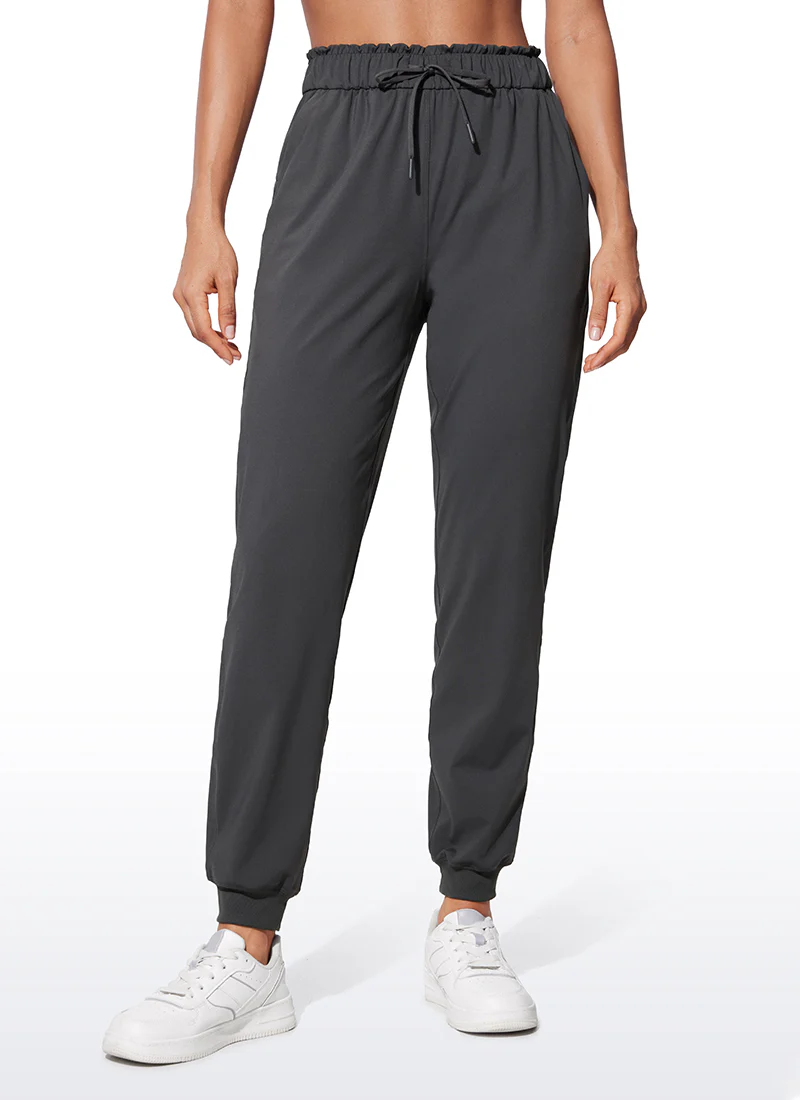 Stretch High Waisted Pockets Joggers 28" - Image 13