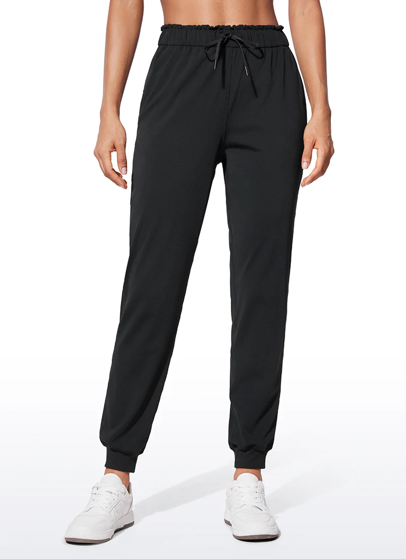 Stretch High Waisted Pockets Joggers 28" - Image 4
