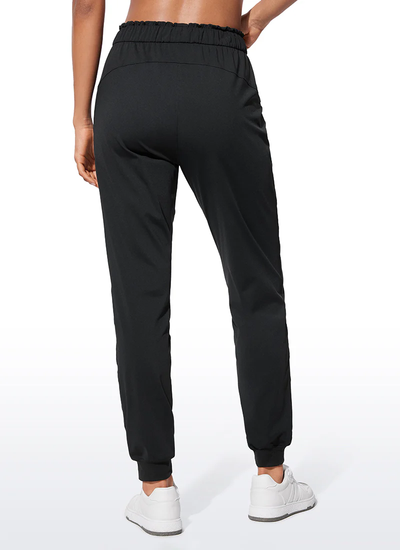 Stretch High Waisted Pockets Joggers 28" - Image 5