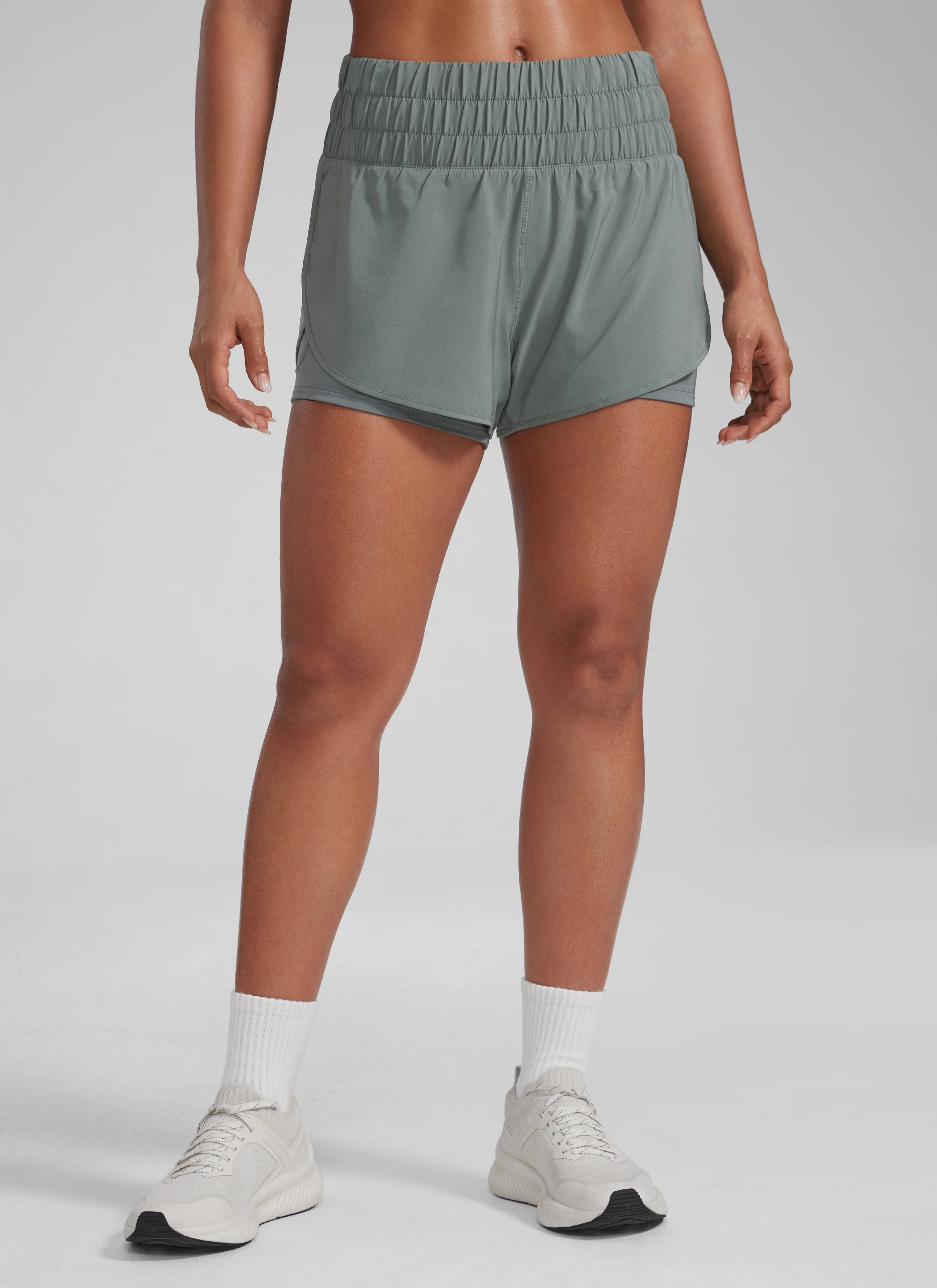 Feathery-Fit Soft  2 in 1 High Rise Shorts 3'' - Image 20