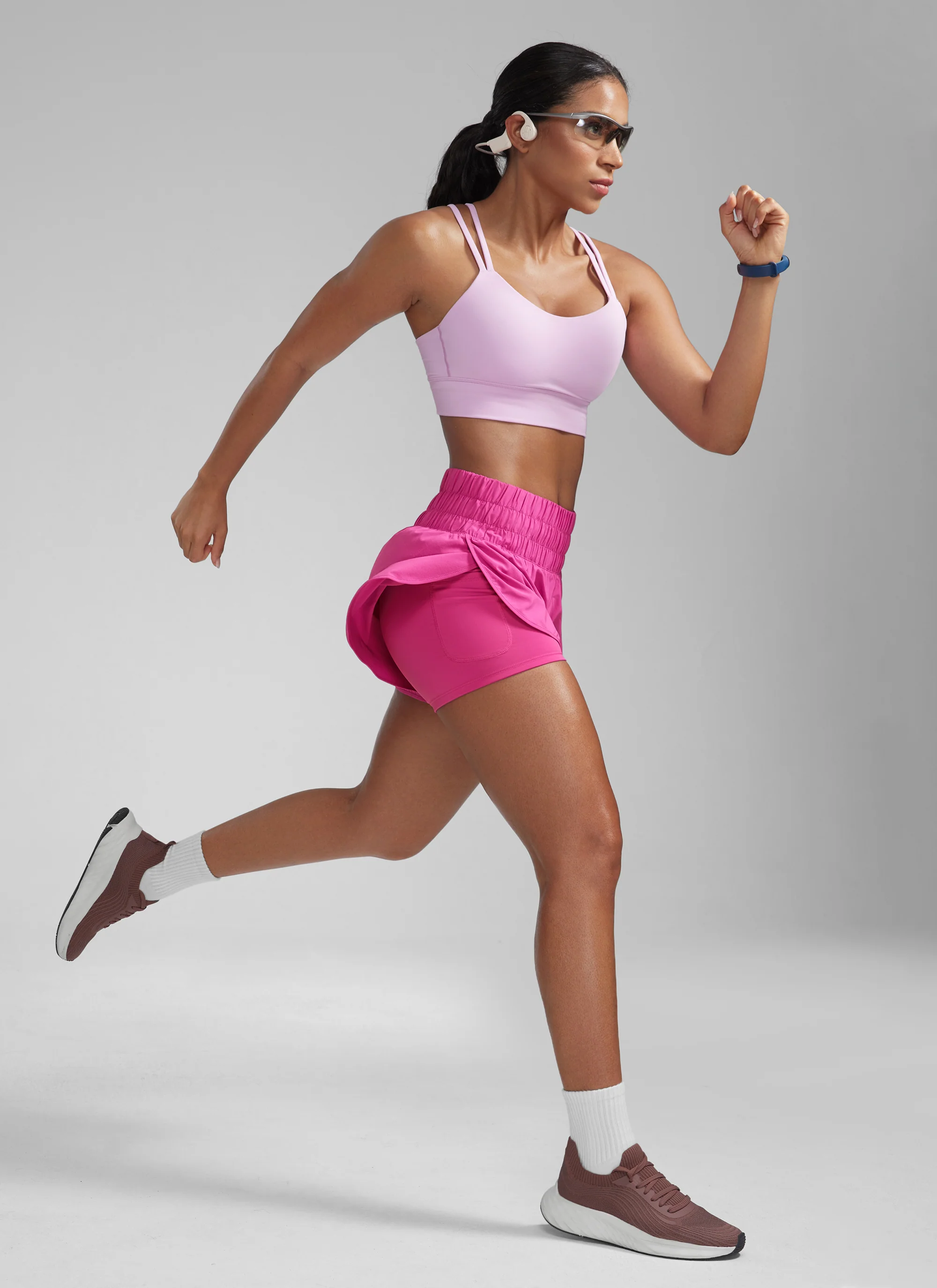 Feathery-Fit Soft  2 in 1 High Rise Shorts 3'' - Image 38