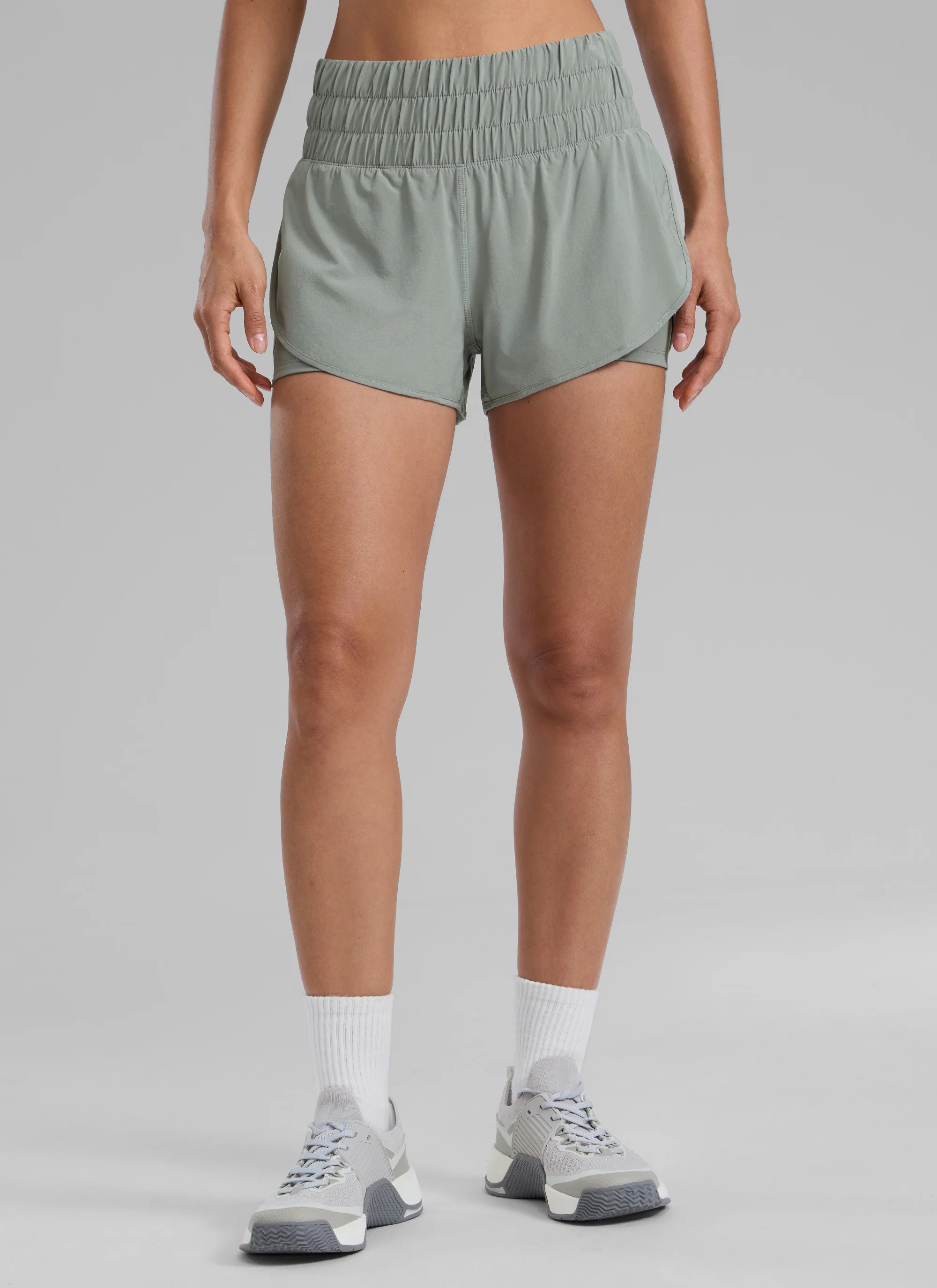 Feathery-Fit Soft  2 in 1 High Rise Shorts 3'' - Image 39