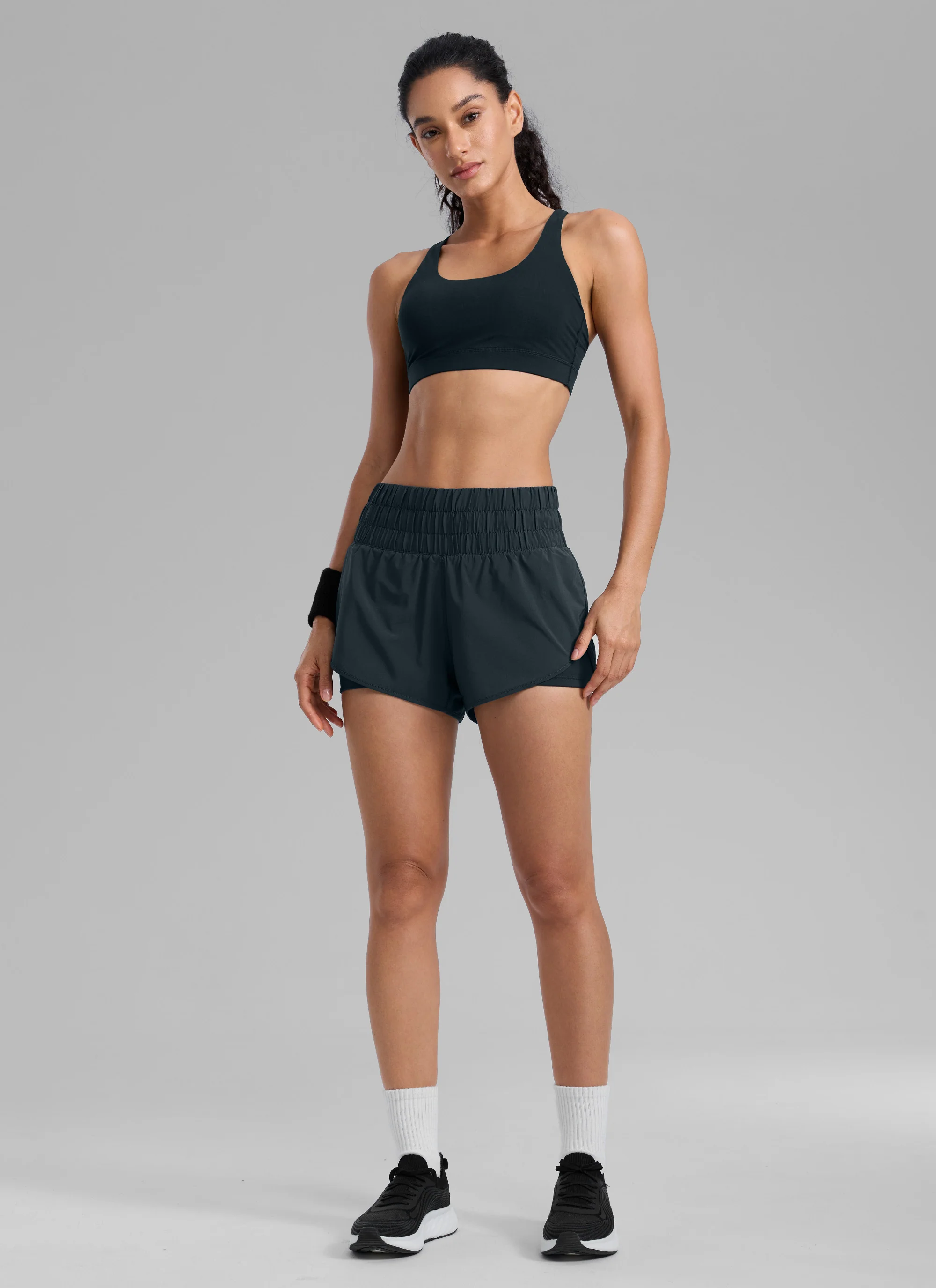 Feathery-Fit Soft  2 in 1 High Rise Shorts 3'' - Image 7