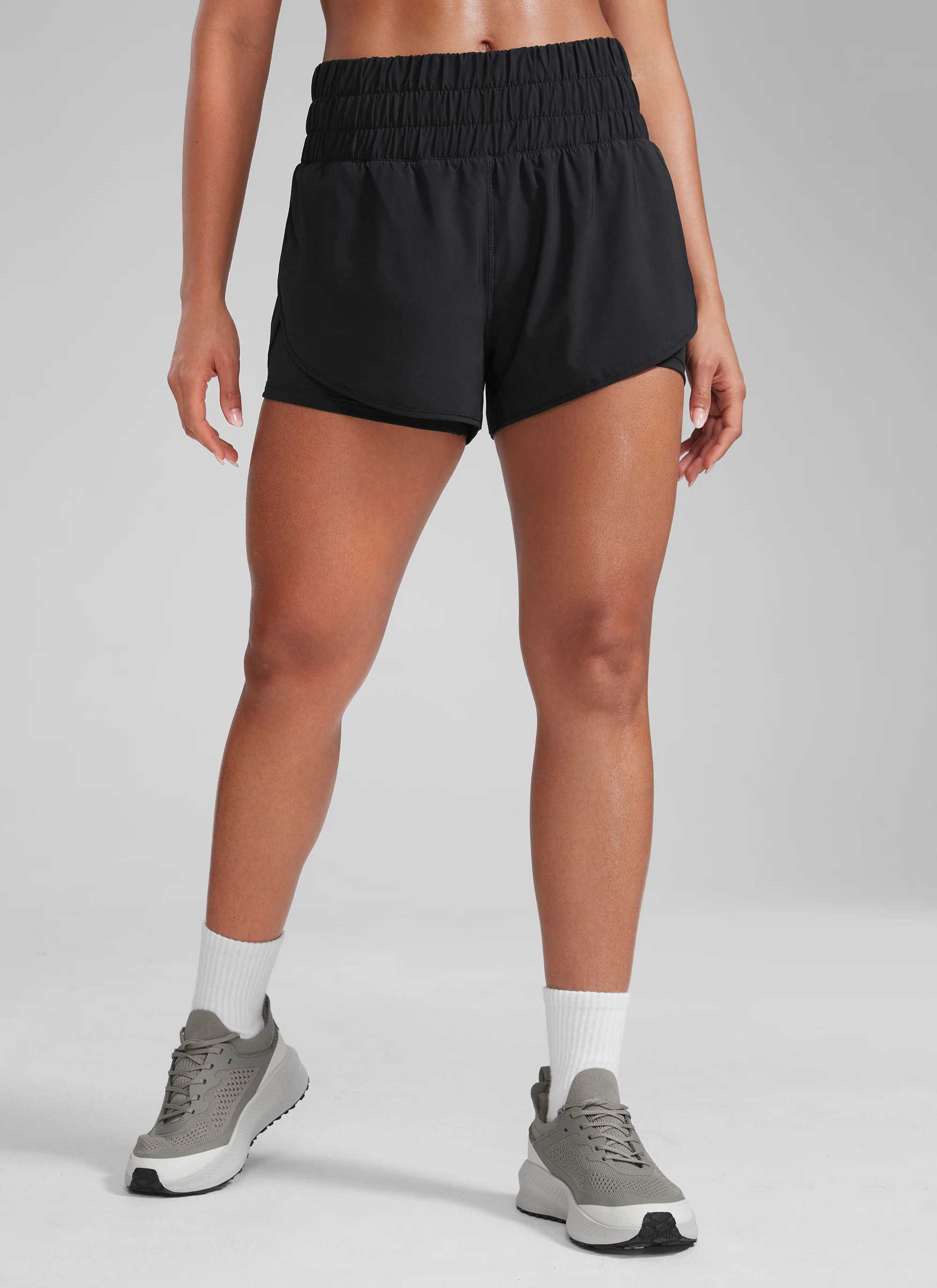 Feathery-Fit Soft  2 in 1 High Rise Shorts 3'' - Image 9