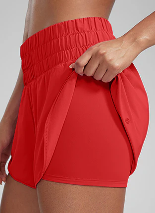 Feathery-Fit Soft  2 in 1 High Rise Shorts 3'' - Image 3