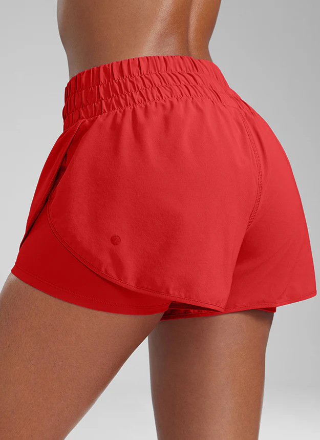 Feathery-Fit Soft  2 in 1 High Rise Shorts 3'' - Image 4