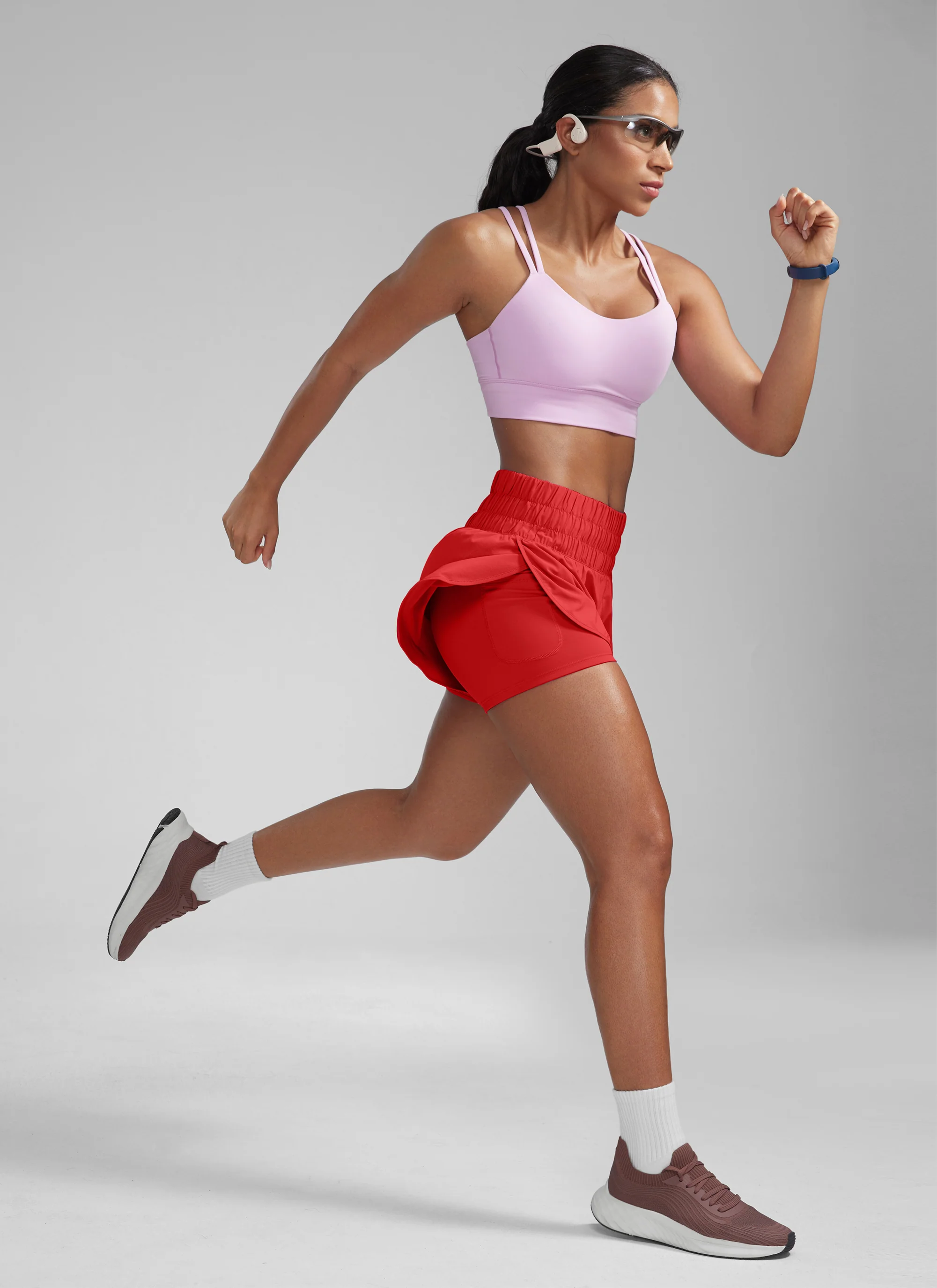 Feathery-Fit Soft  2 in 1 High Rise Shorts 3'' - Image 6