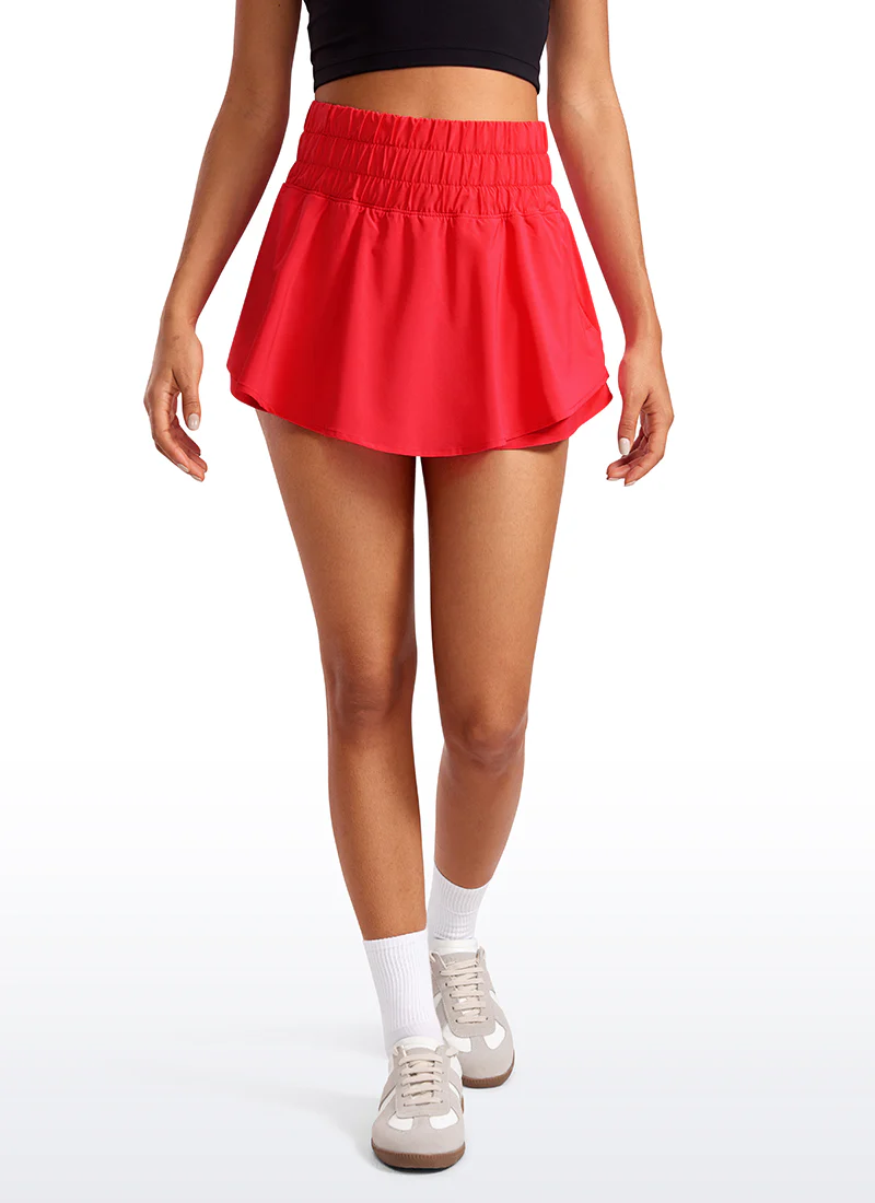 Feathery-Fit Soft 2 in 1 Zip Pocket Shorts - Image 21