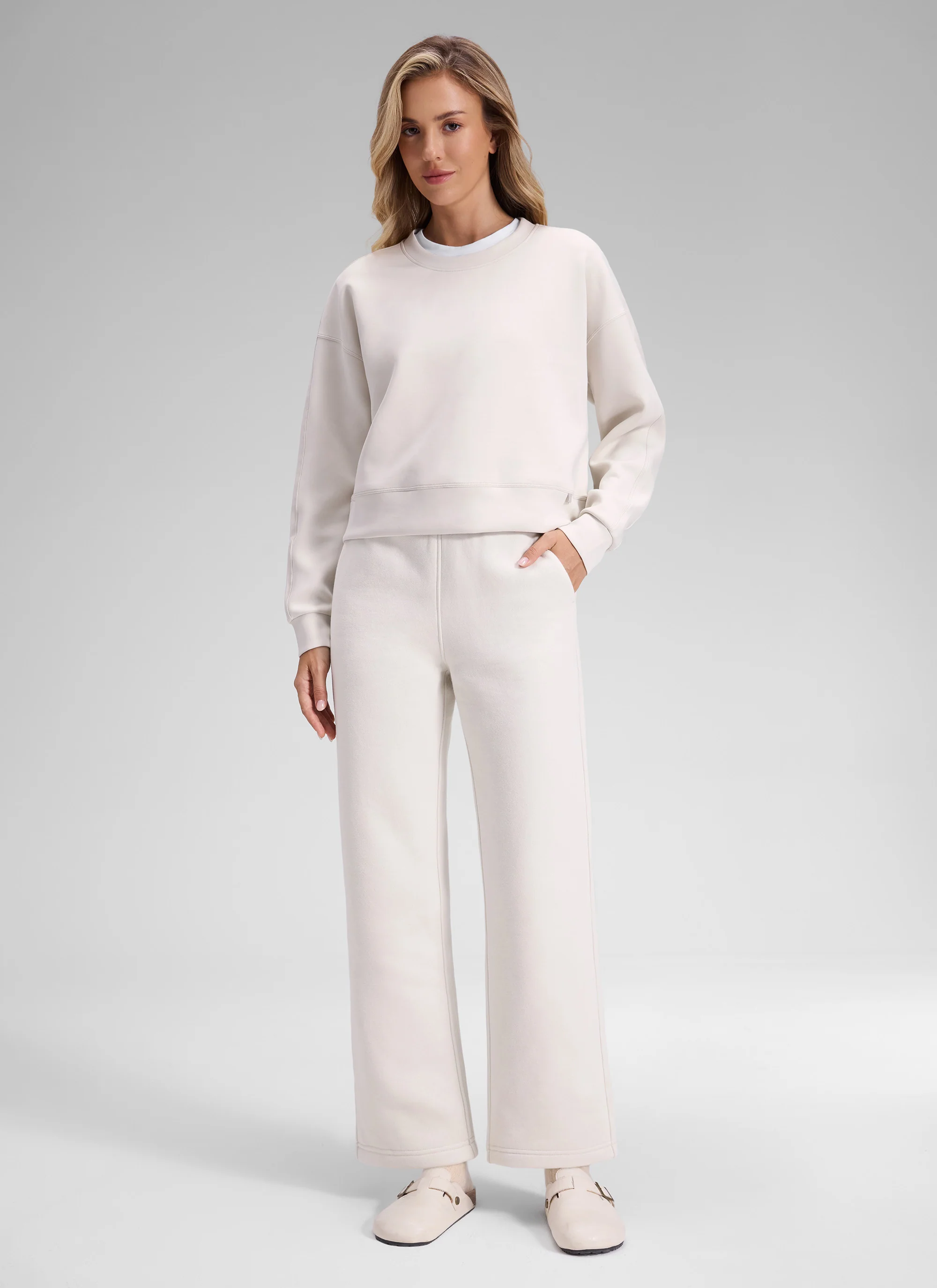 Fleece Lined Straight Leg Sweatpant 28'' - Image 14