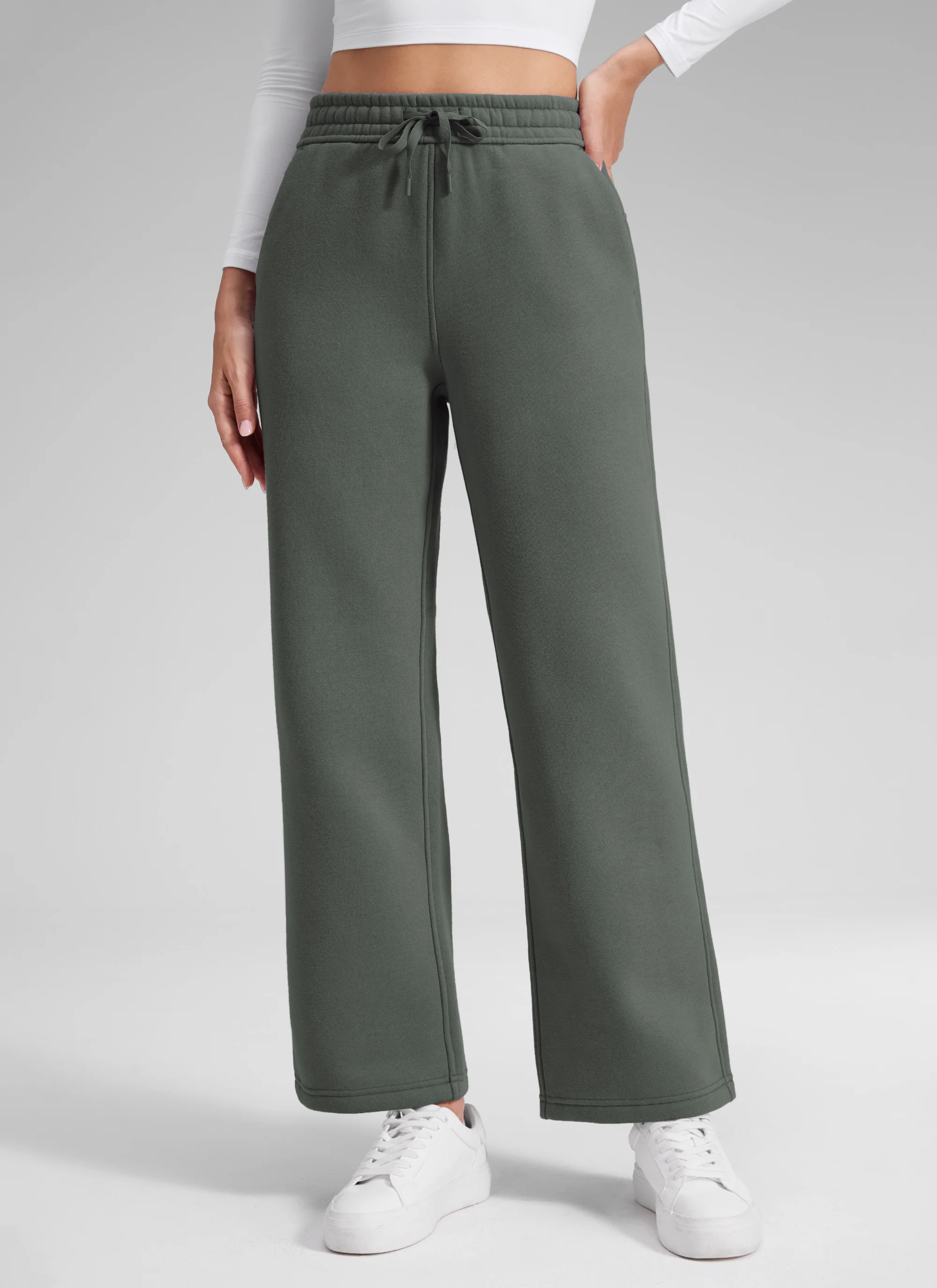 Fleece Lined Straight Leg Sweatpant 28'' - Image 27