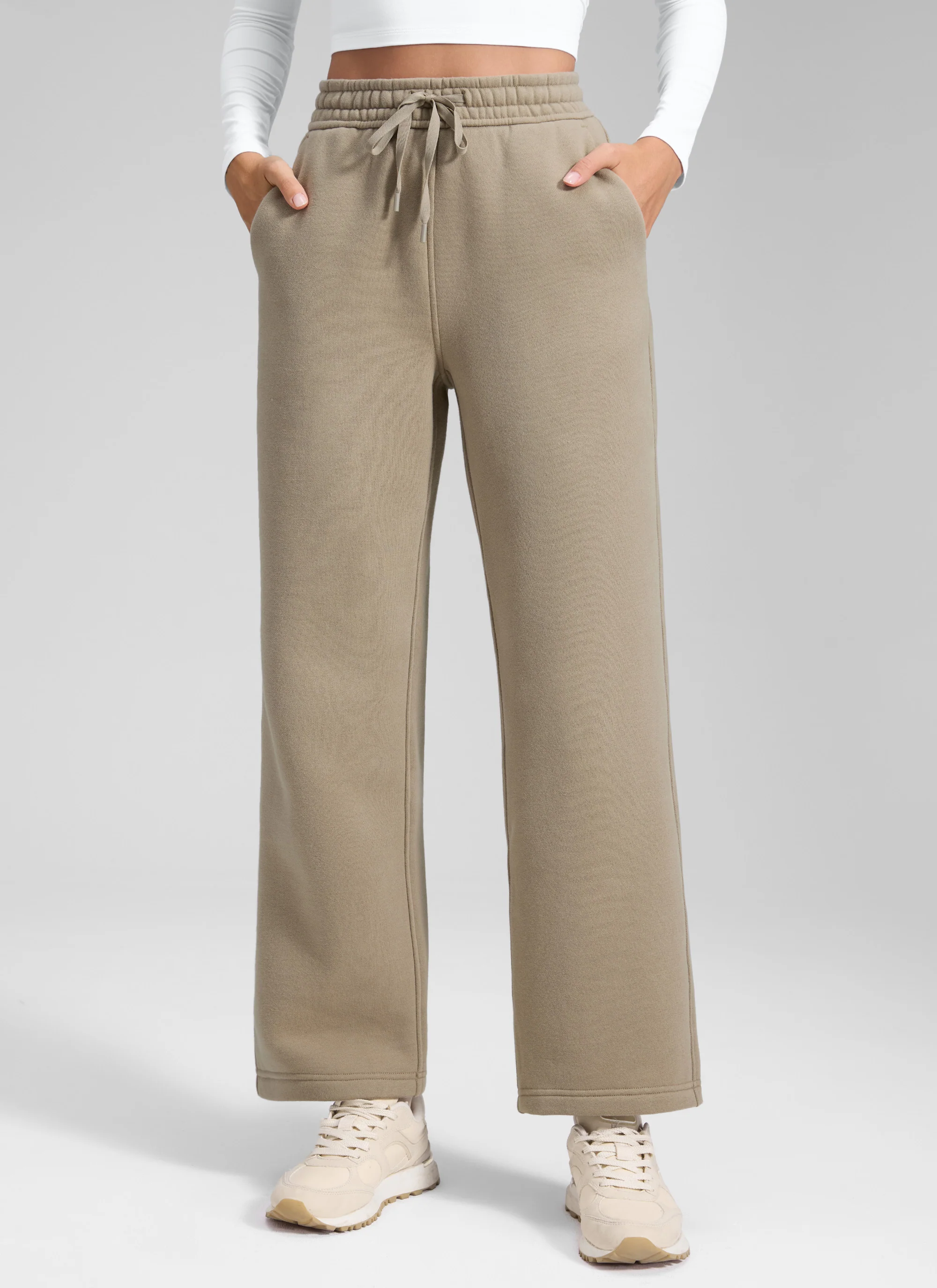 Fleece Lined Straight Leg Sweatpant 28'' - Image 32