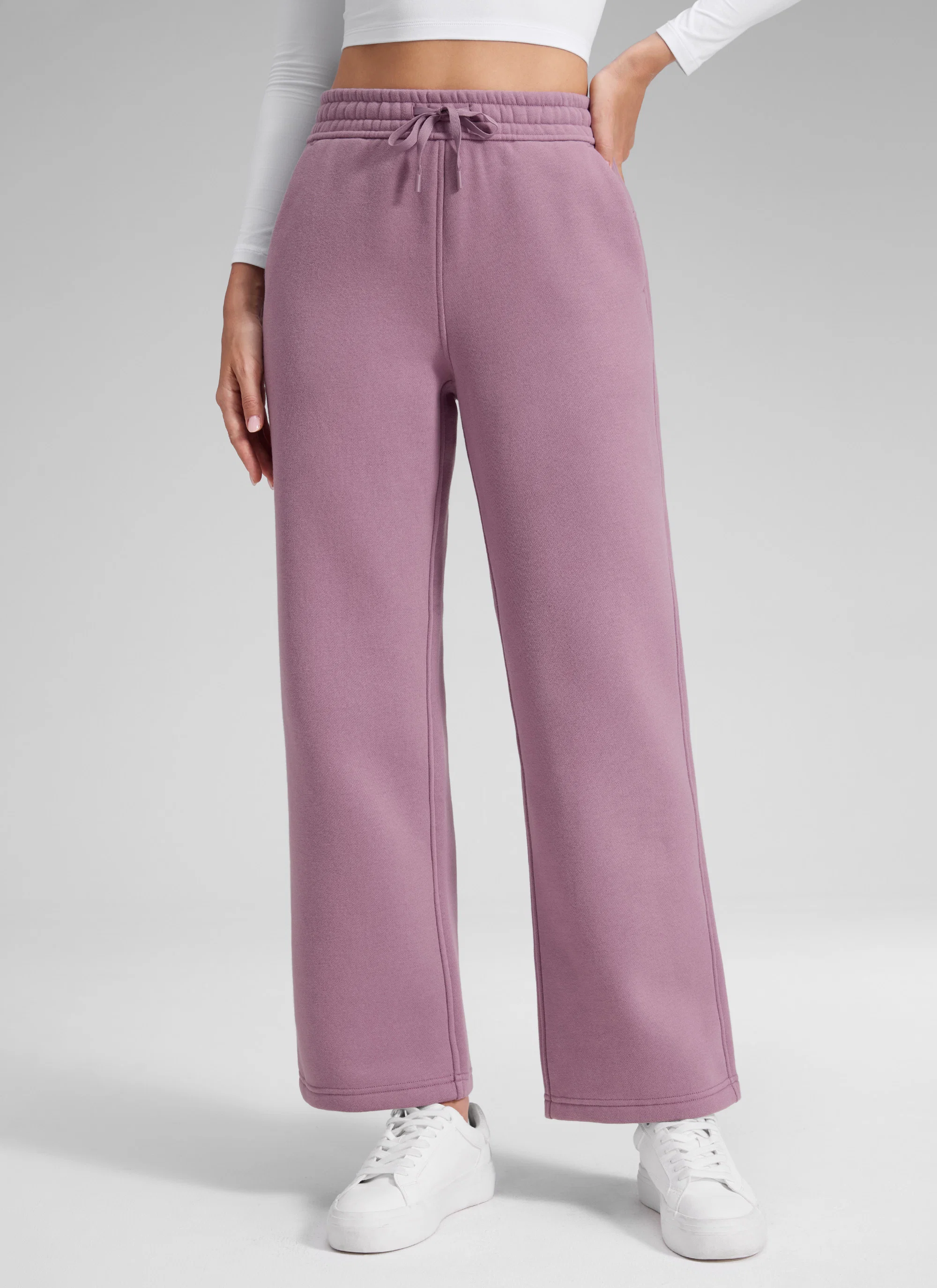 Fleece Lined Straight Leg Sweatpant 28'' - Image 37