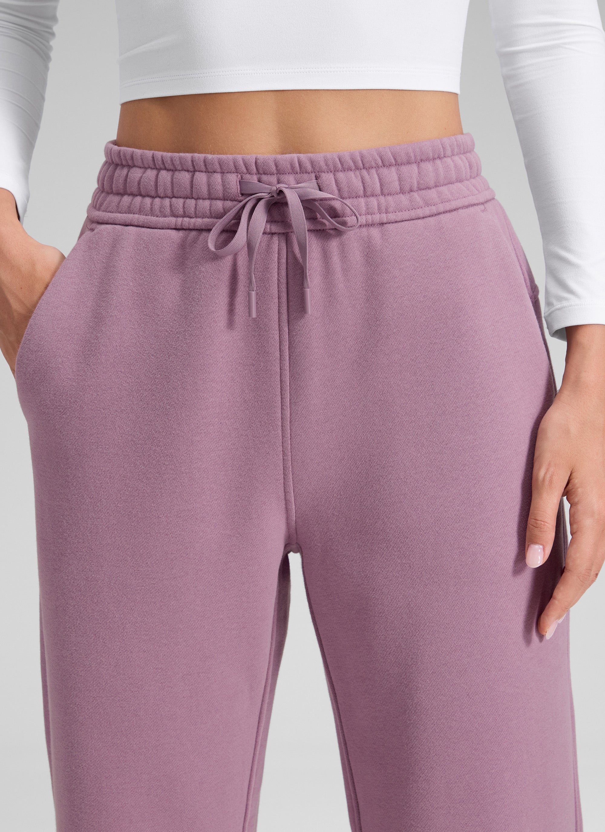 Fleece Lined Straight Leg Sweatpant 28'' - Image 40