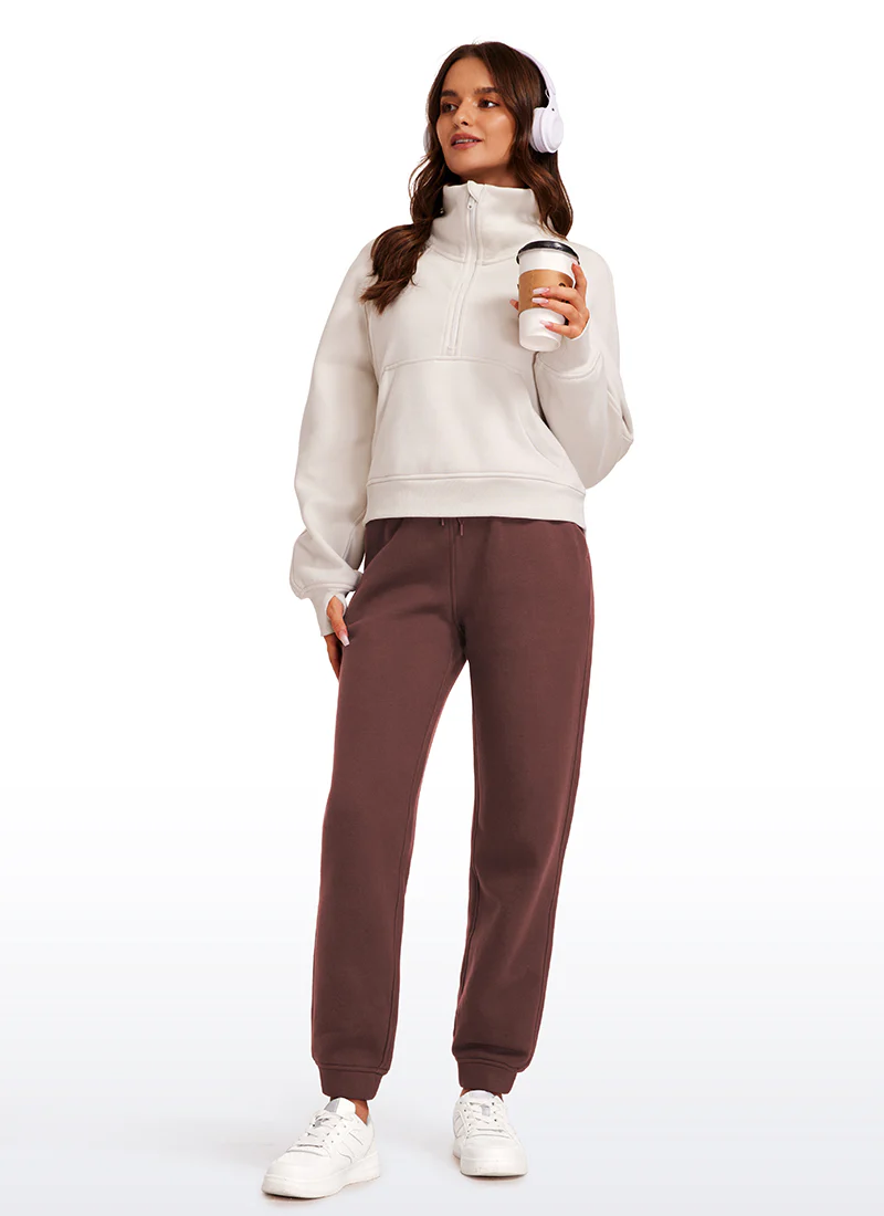 Fleece Lined High Rise Sweatpant 28'' - Image 26