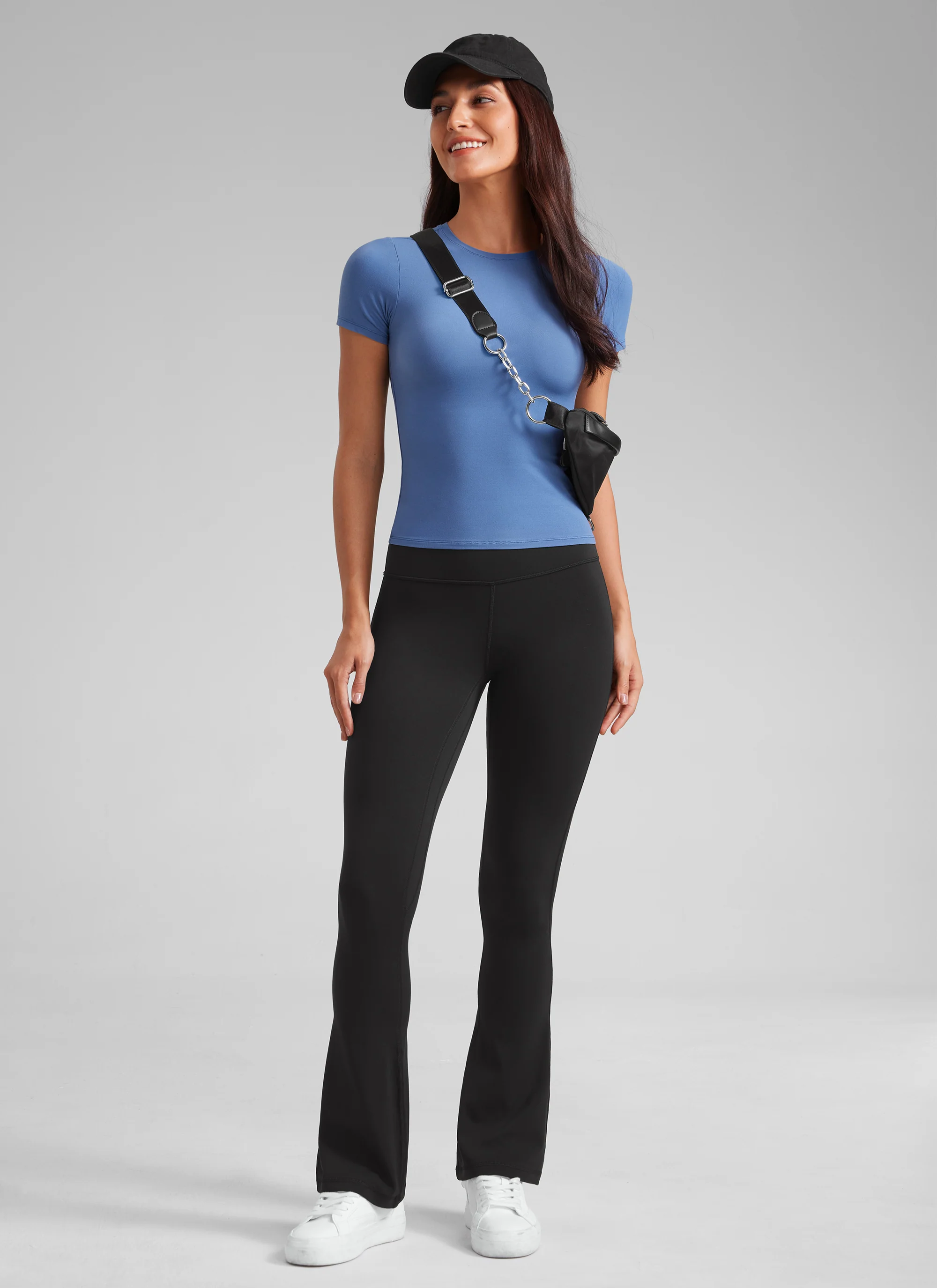 Butterluxe High Rise Mini Flare Legging 30" - Image 10