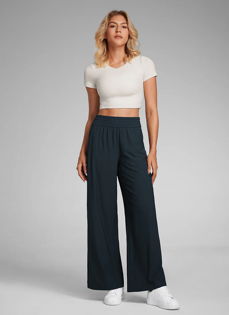 Feathery-Fit Drapey Wide Leg Pant 30" - Image 8