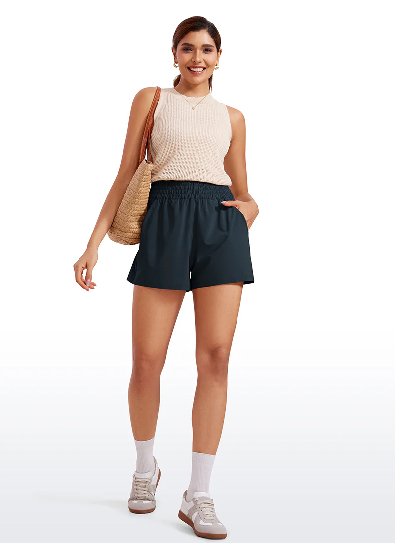 Feathery-Fit Soft Pocket Shorts Linerless 3'' - Image 3