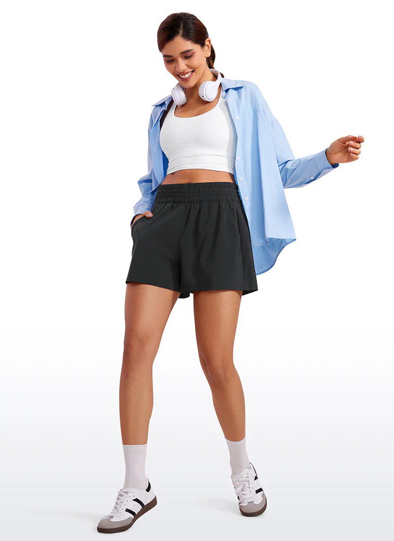 Feathery-Fit Soft Pocket Shorts Linerless 3'' - Image 8