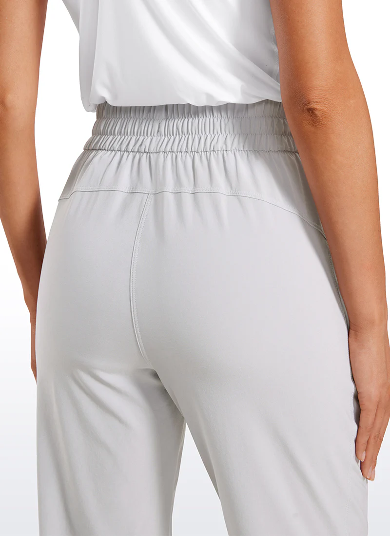 Feathery-Fit Soft Casual Workout Pants with Pockets 27" - Image 11