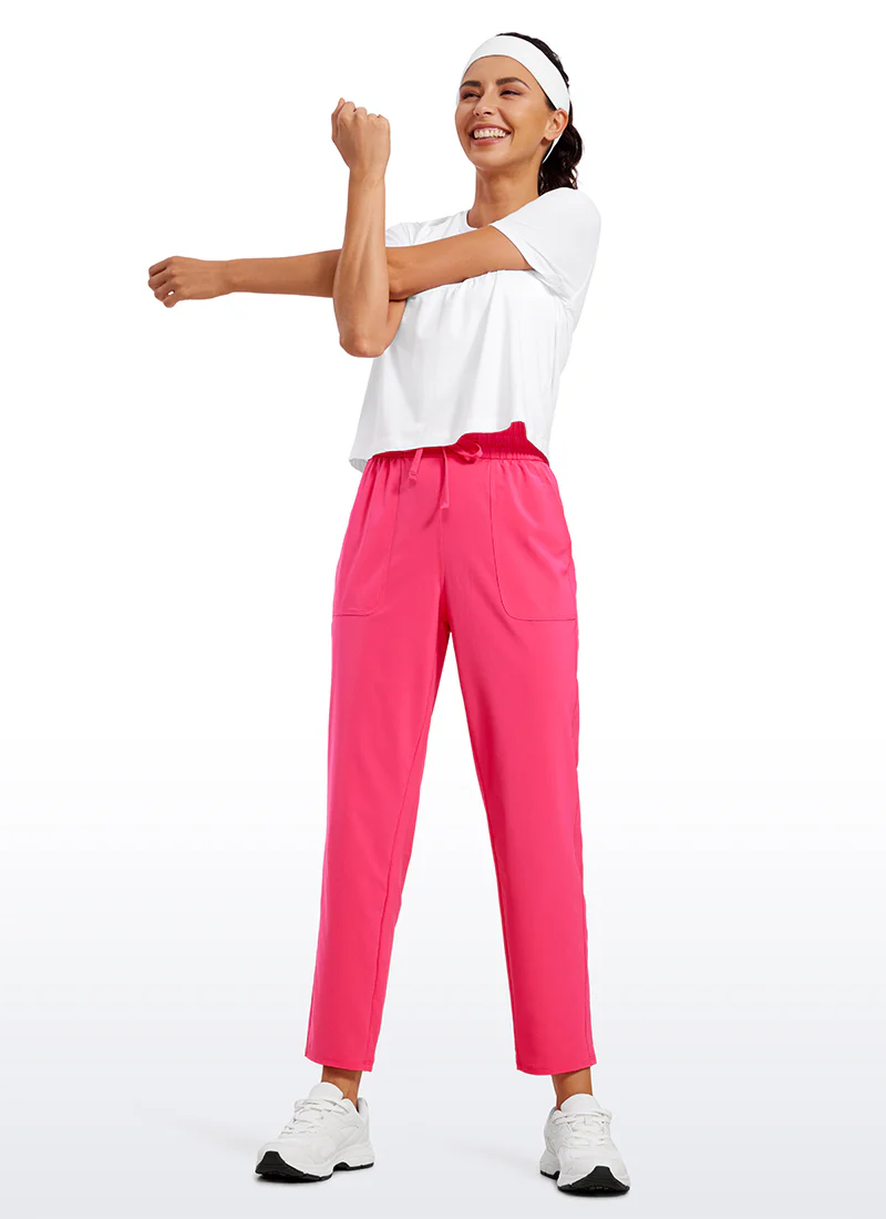 Feathery-Fit Soft Casual Workout Pants with Pockets 27" - Image 14