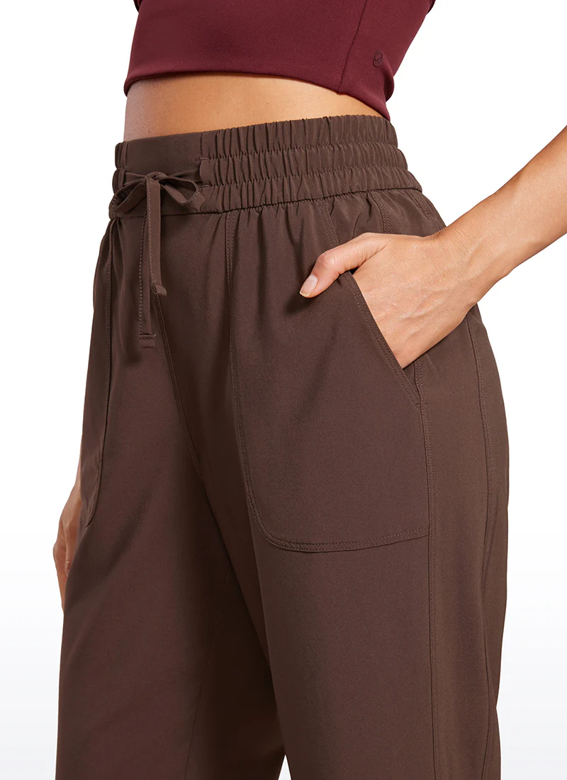 Feathery-Fit Soft Casual Workout Pants with Pockets 27" - Image 3