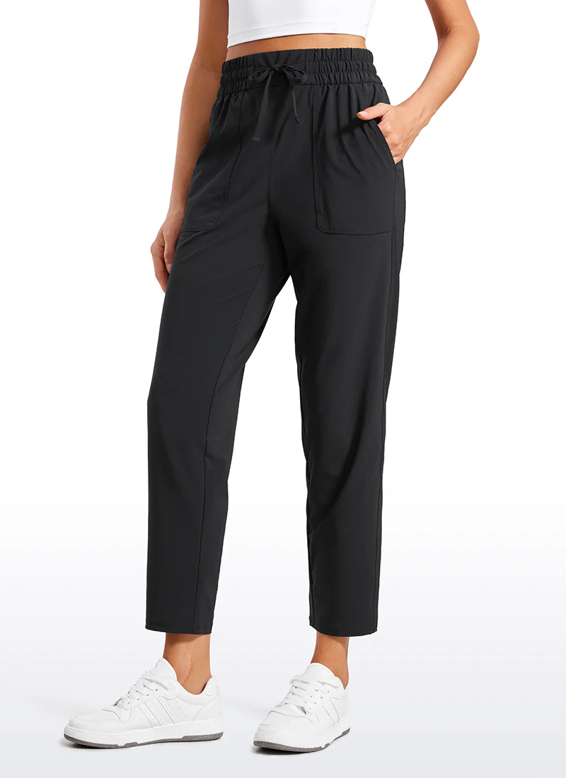 Feathery-Fit Soft Casual Workout Pants with Pockets 27" - Image 4