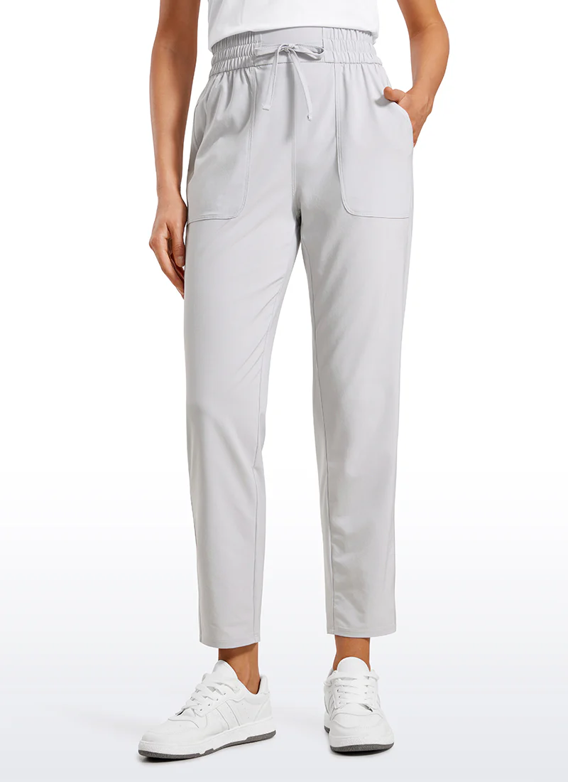 Feathery-Fit Soft Casual Workout Pants with Pockets 27" - Image 8