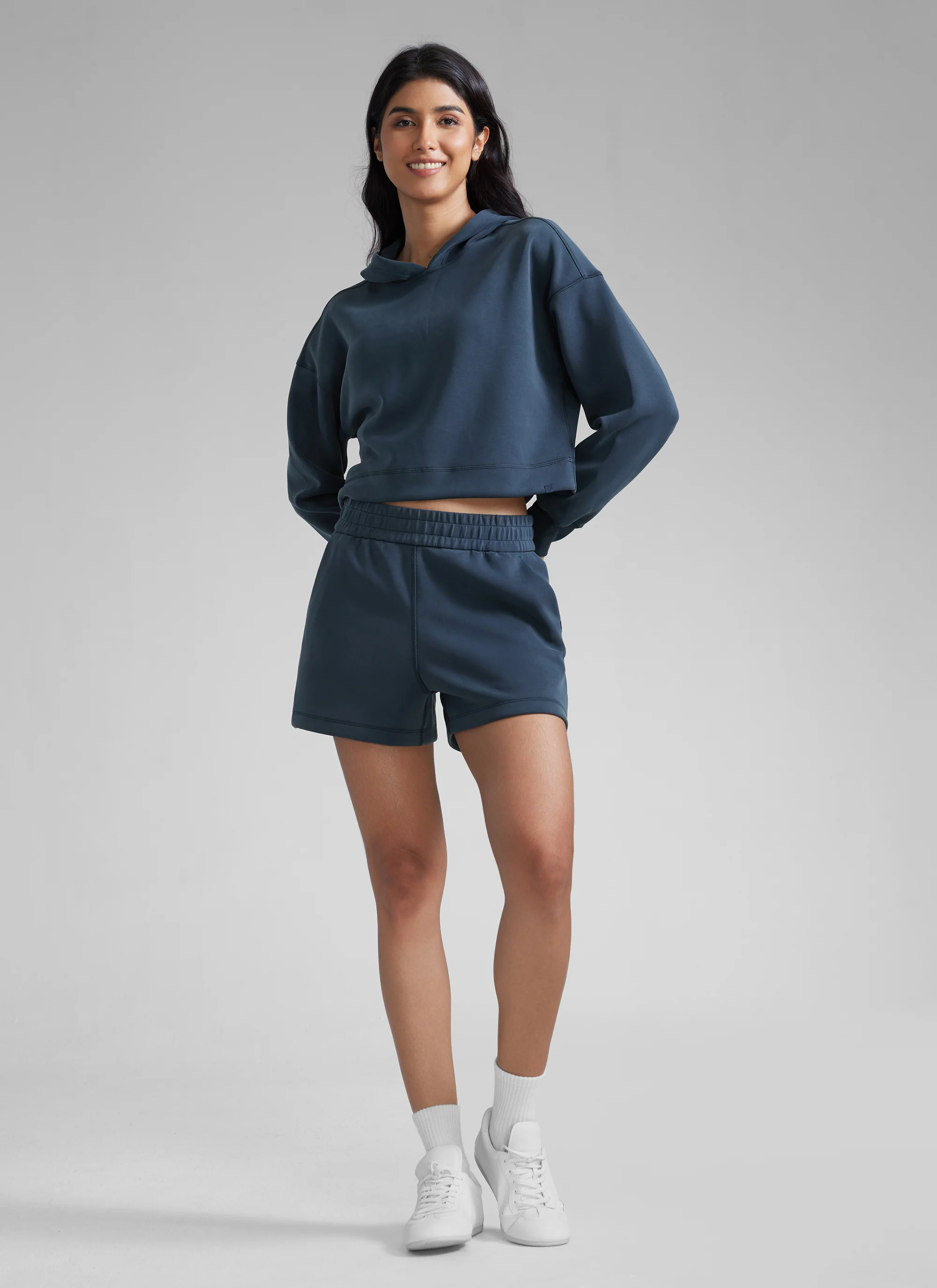 SoftAura Drawstring Pocket Sweat Shorts 4” - Image 18