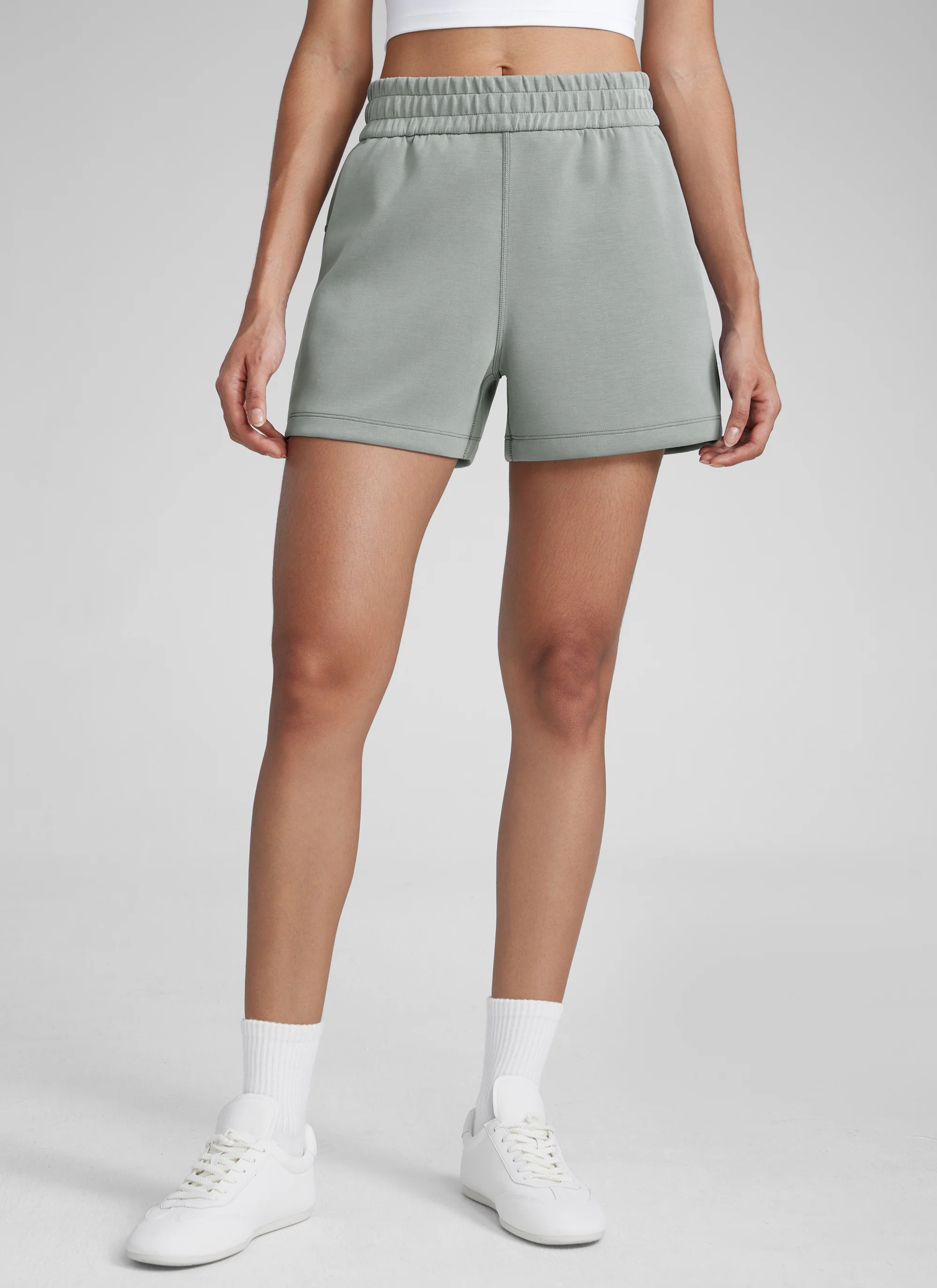 SoftAura Drawstring Pocket Sweat Shorts 4” - Image 20