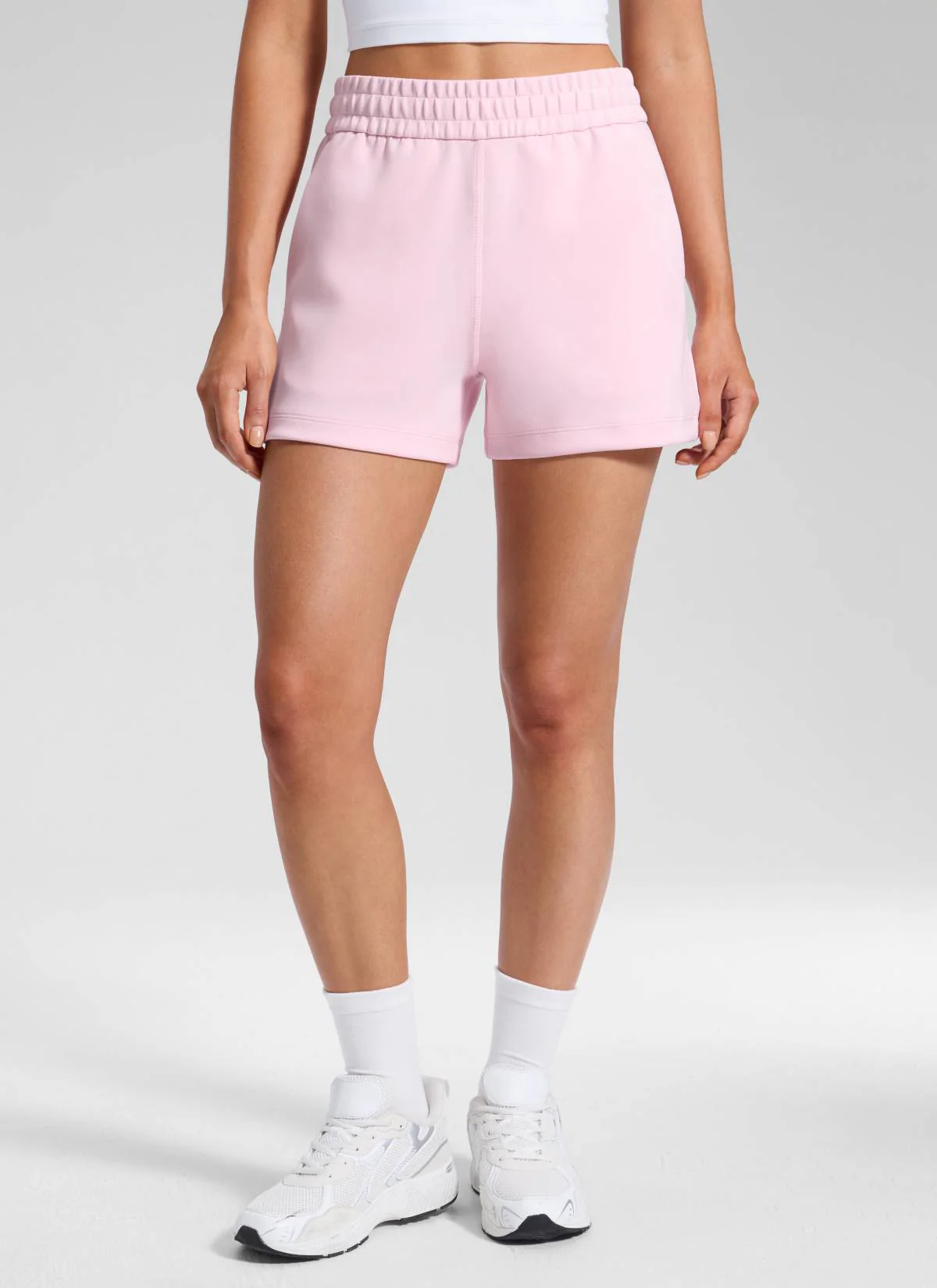 SoftAura Drawstring Pocket Sweat Shorts 4” - Image 32