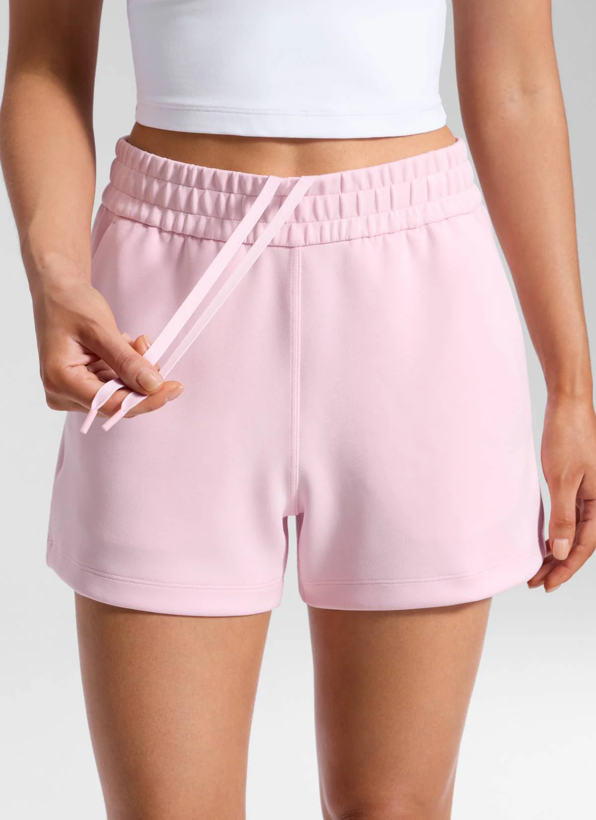 SoftAura Drawstring Pocket Sweat Shorts 4” - Image 35